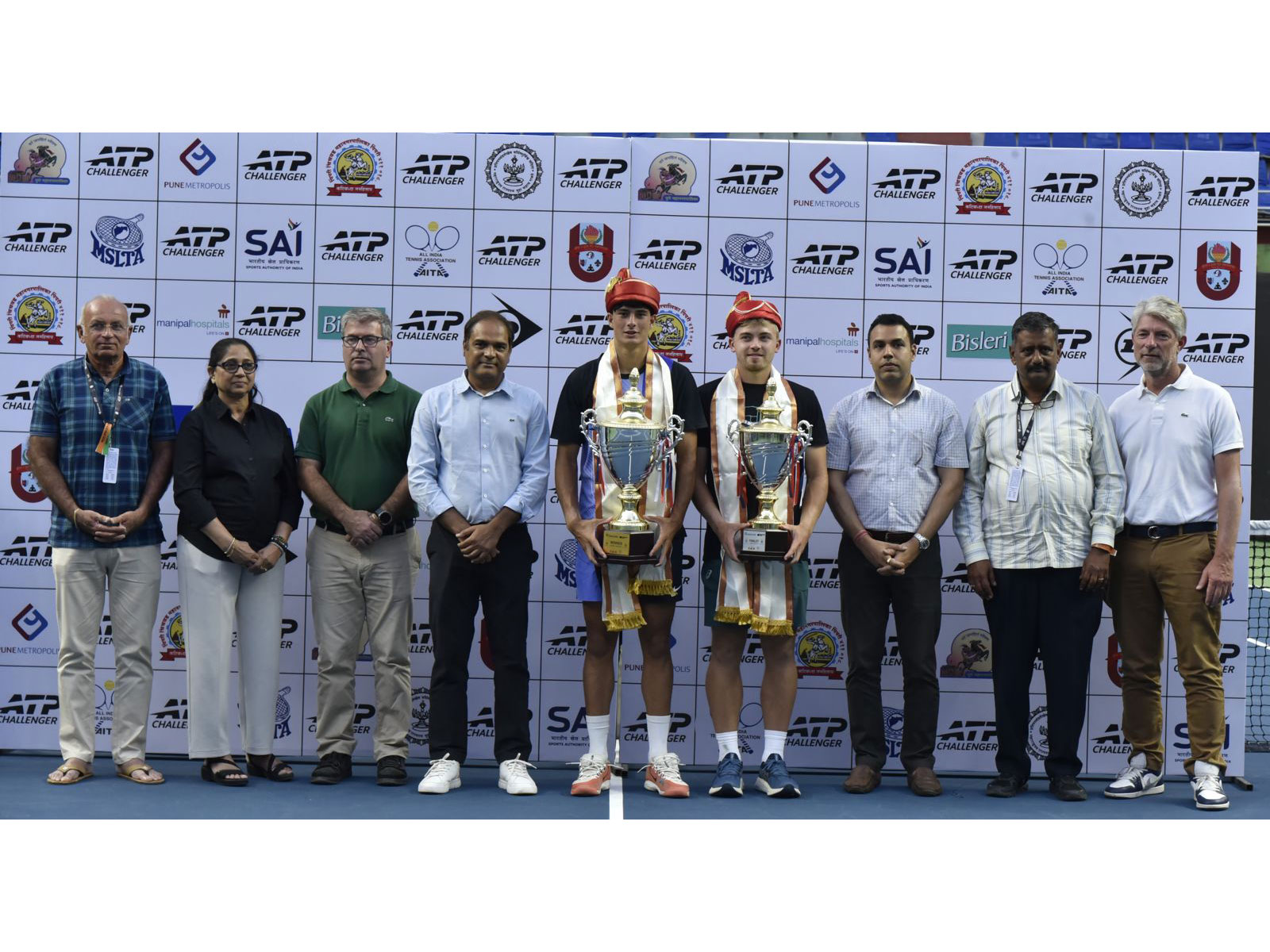 Federico Cina clinches MahaOpen ATP Challenger 75 Men's Tennis Championship. (Photo/MahaOpen ATP Challenger)