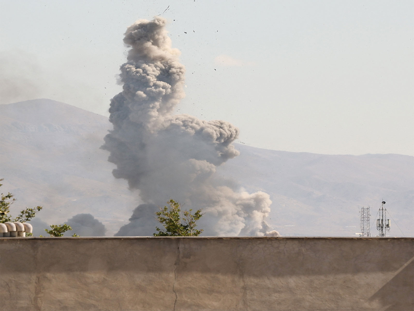 Visuals from the conflict site (Photo/Reuters)