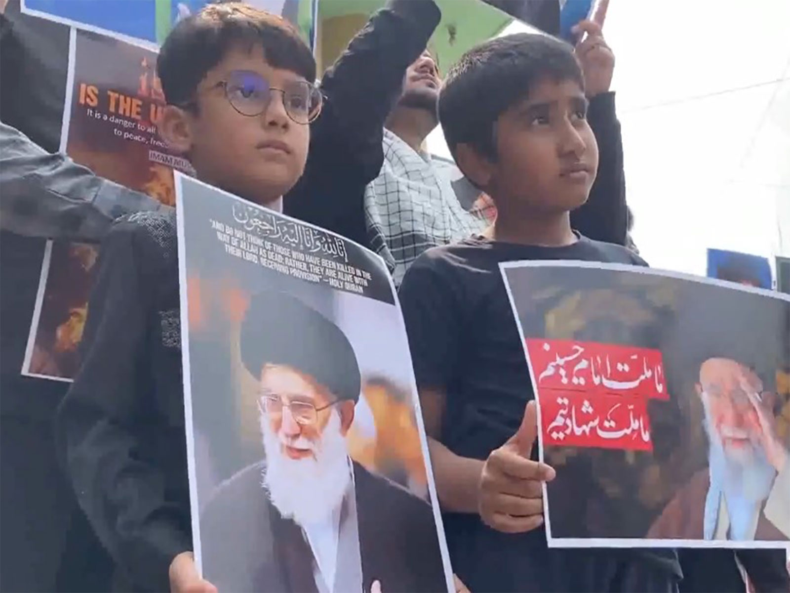 Tanzeem-e-Jaffery organises protest rally against US and Israel after death of  Ayatollah Ali Khamenei (Photo/ANI)