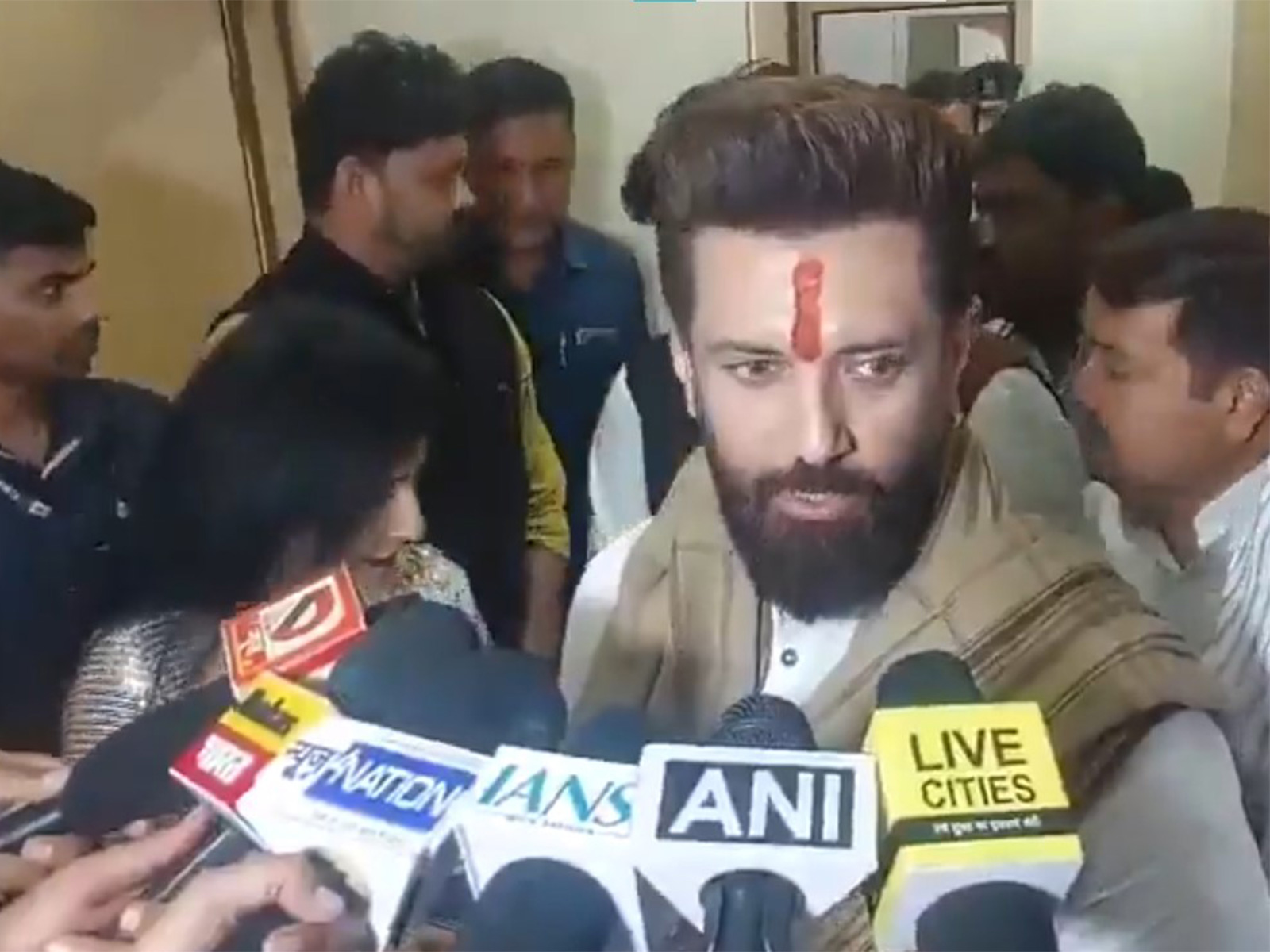  Union Minister Chirag Paswan (Photo/ANI)