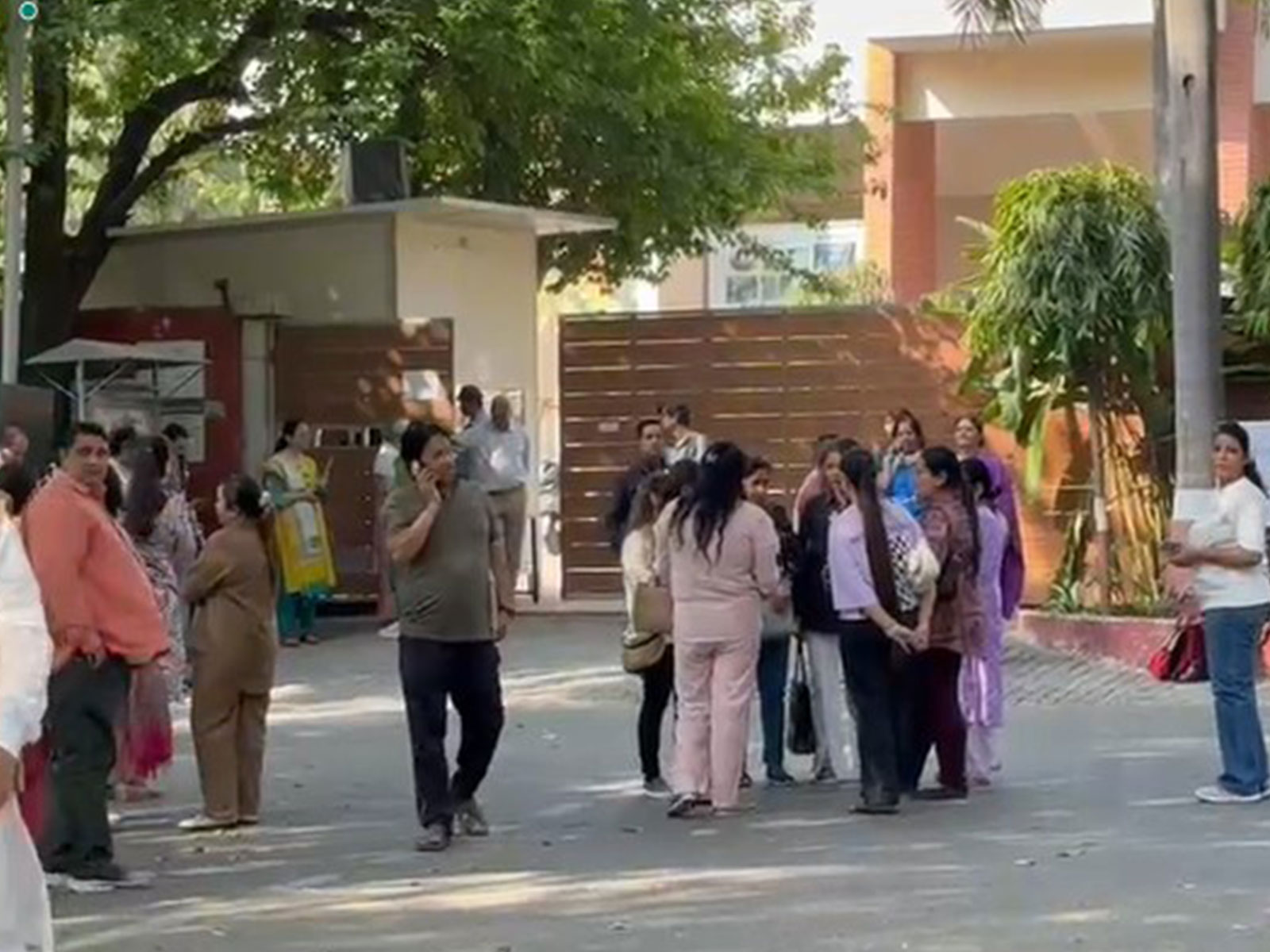 Visual from Sardar Patel Vidyalaya, Lodhi Estates (Photo/ANI)