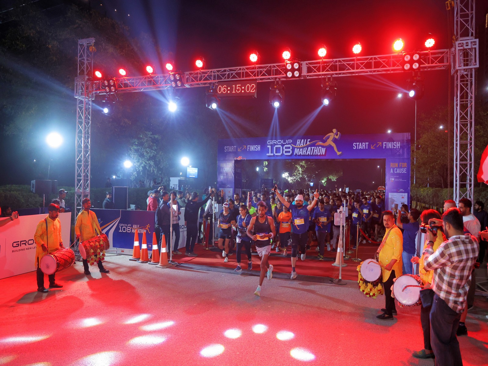 Over 1,500 runners participate in Group 108's "Run for a Cause" Half Marathon 2026 at ONE FNG, Noida, promoting inclusive sports in association with IBSA
