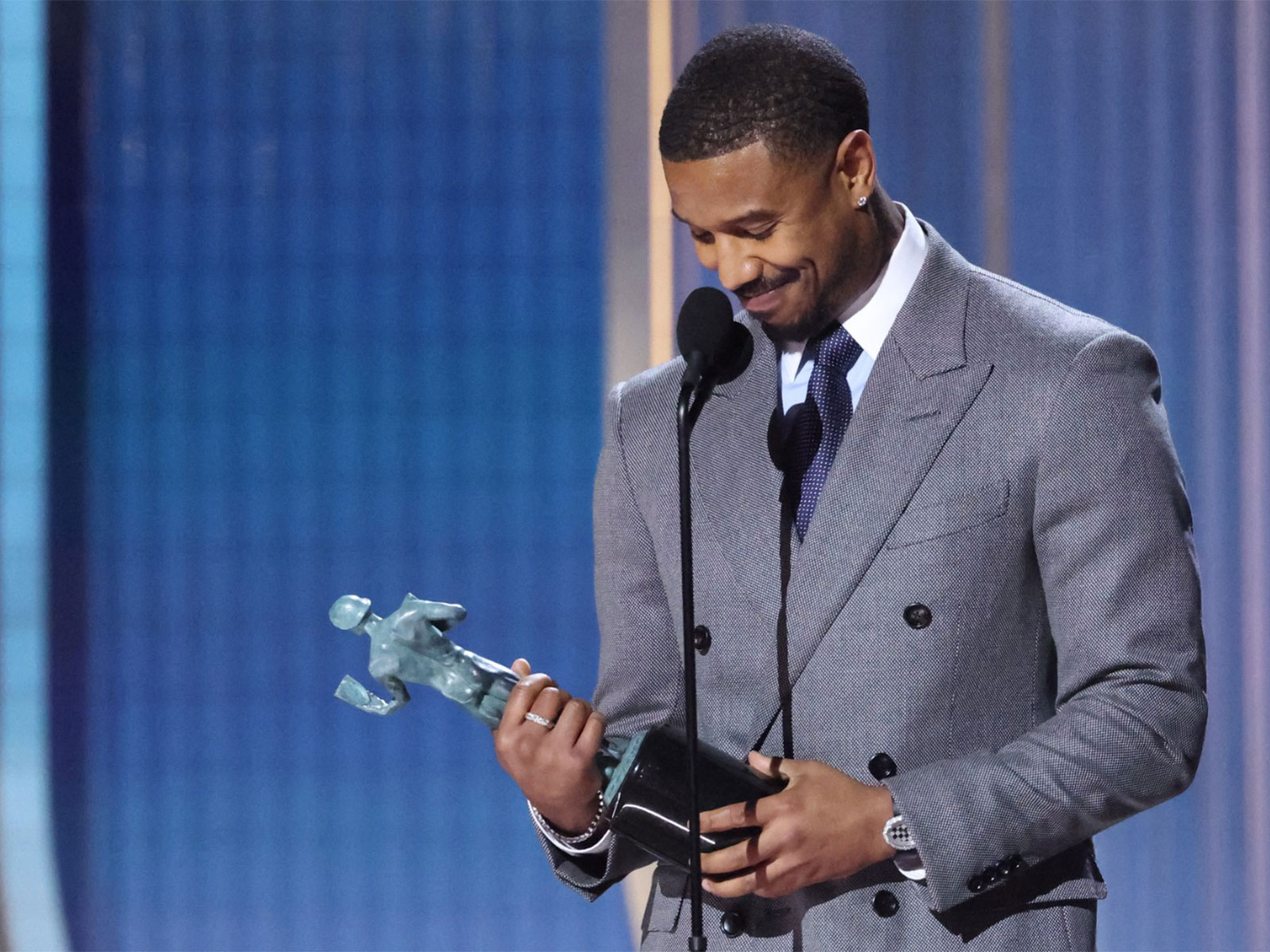 Michael B Jordan at Actor Awards 2026 (Photo/Reuters)