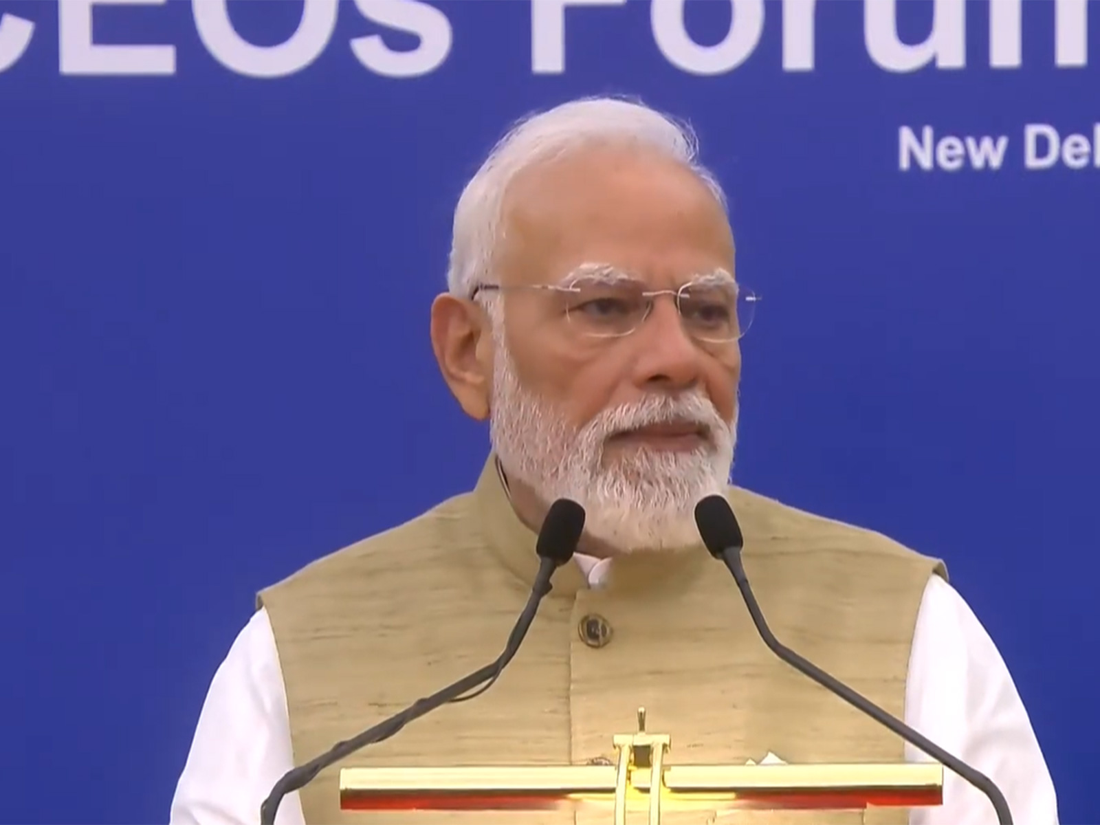 Prime Minister Narendra Modi at India-Canada CEO Forum (Photo/Youtube/NarendraModi)