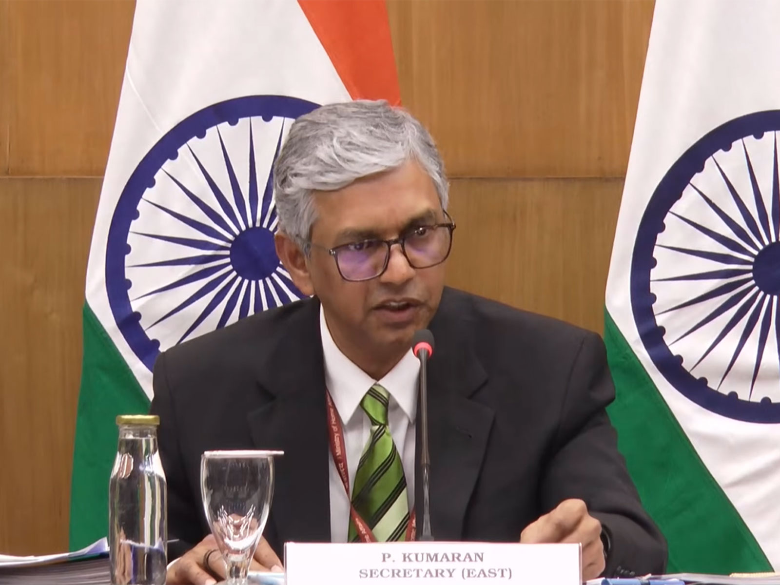 P Kumaran, Ministry of External Affairs Secretary (East) (Photo: YouTube@Ministry of External Affairs, India)