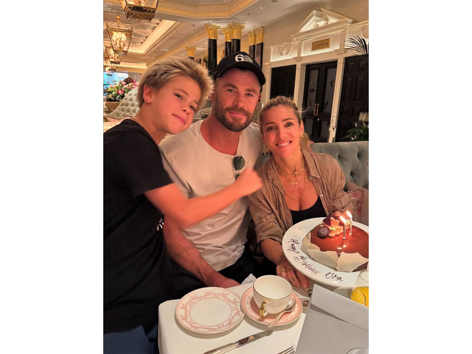 Chris Hemsworth with wife Elsa Pataky (Photo/instagram/@elsapataky)