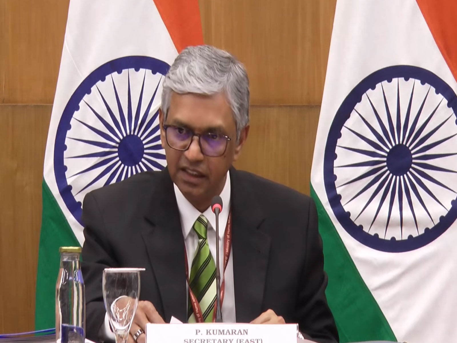 P Kumaran, Ministry of External Affairs Secretary (East) (Photo: YouTube@ Ministry of External Affairs, India)