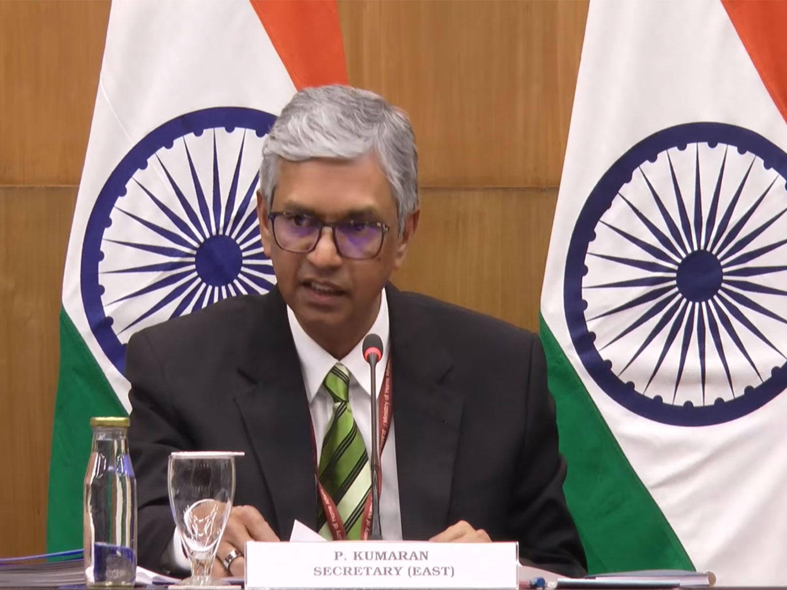 P Kumaran, Ministry of External Affairs Secretary (East) (Photo: YouTube@Ministry of External Affairs, India)