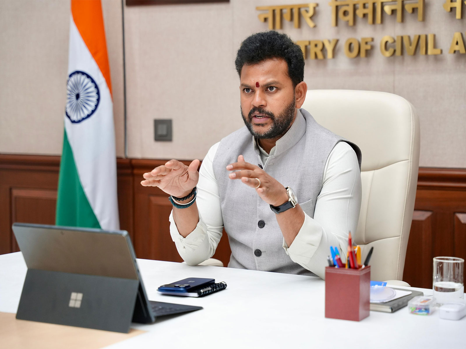 Civil Aviation Minister K Rammohan Naidu (Photo/PIB)