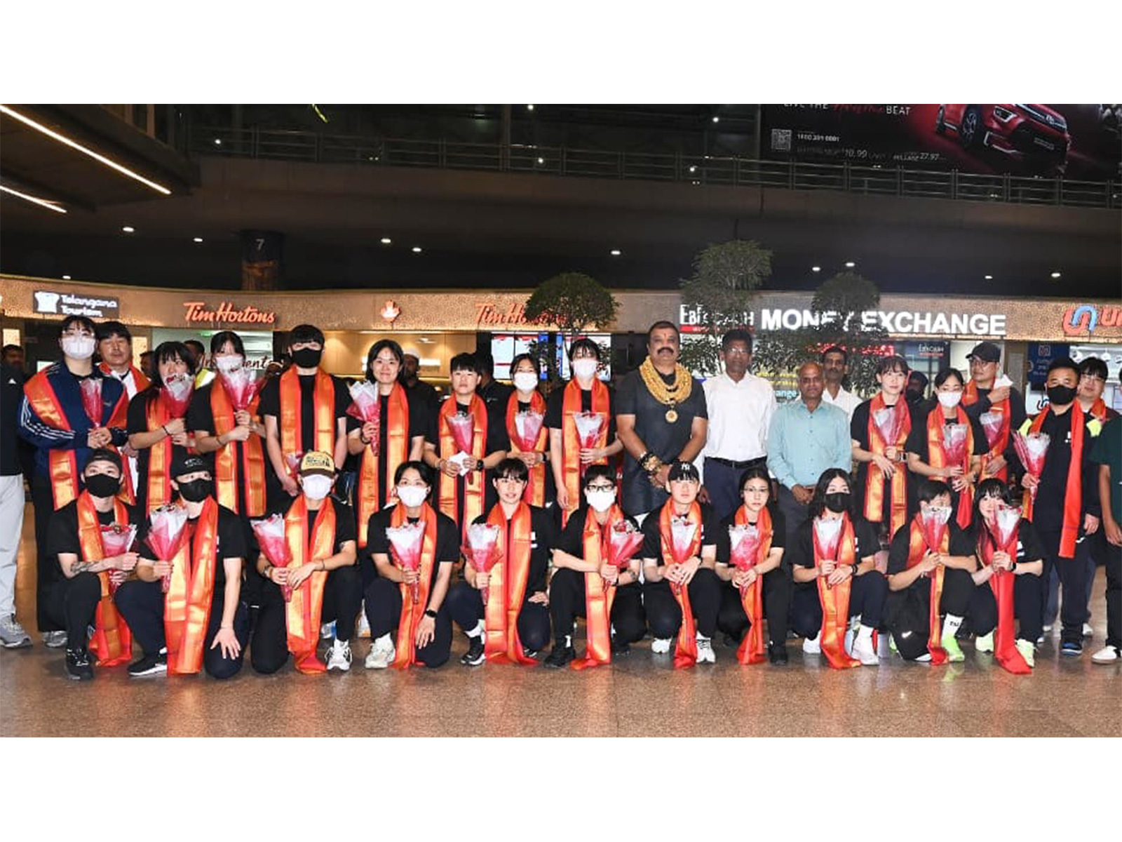 Team Korea in Hyderabad. (Photo/Hockey India)