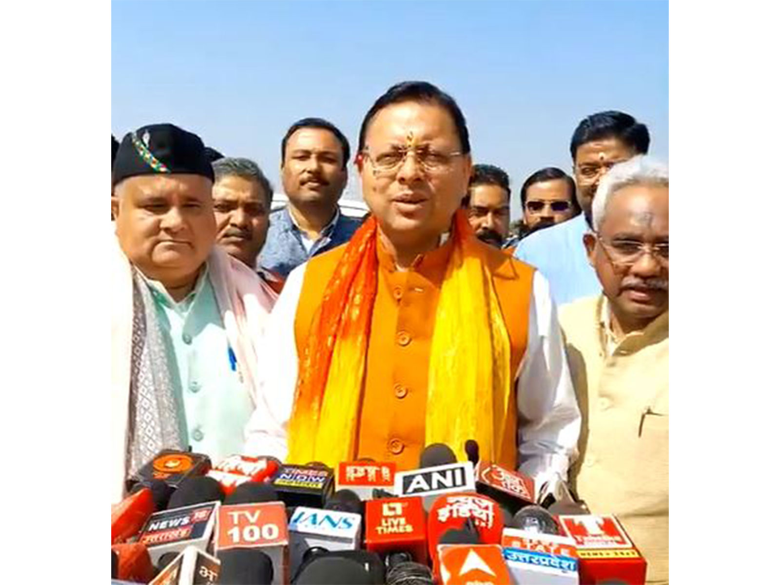  Uttarakhand Chief Minister Pushkar Singh Dhami (Photo/ANI)