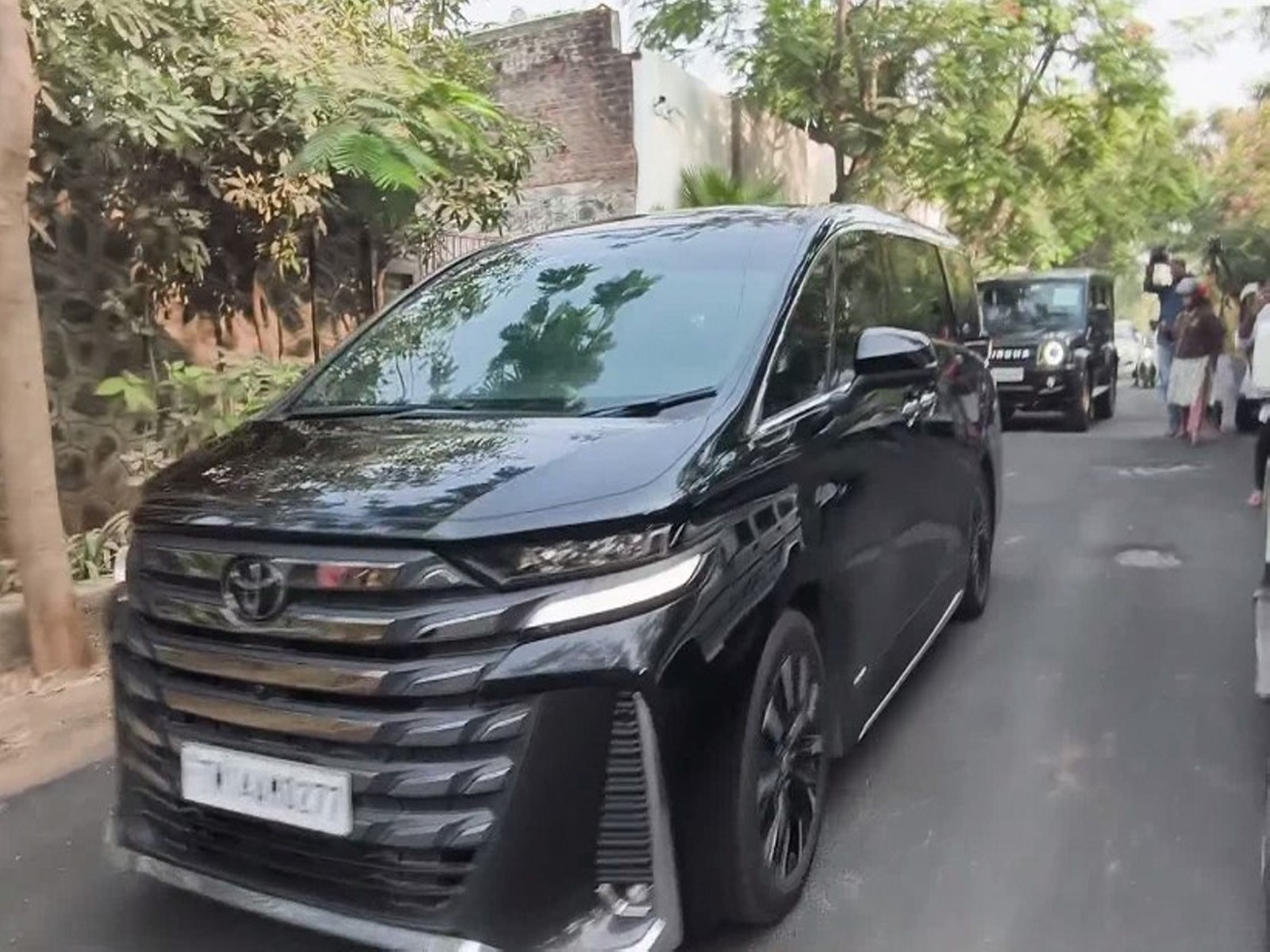 Visual from TVK chief Vijay's residence in Chennai (Photo: ANI) 