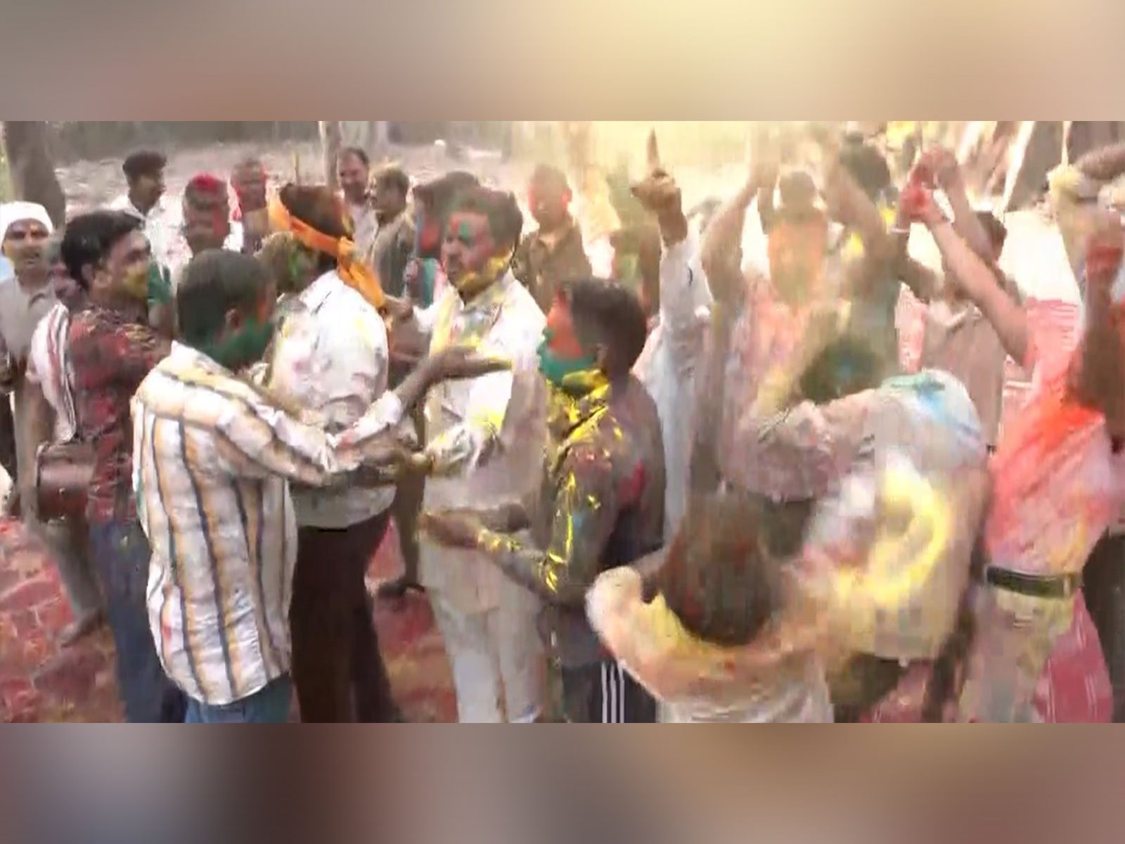 Holi in Armitsar, Punjab (Photo/ANI)