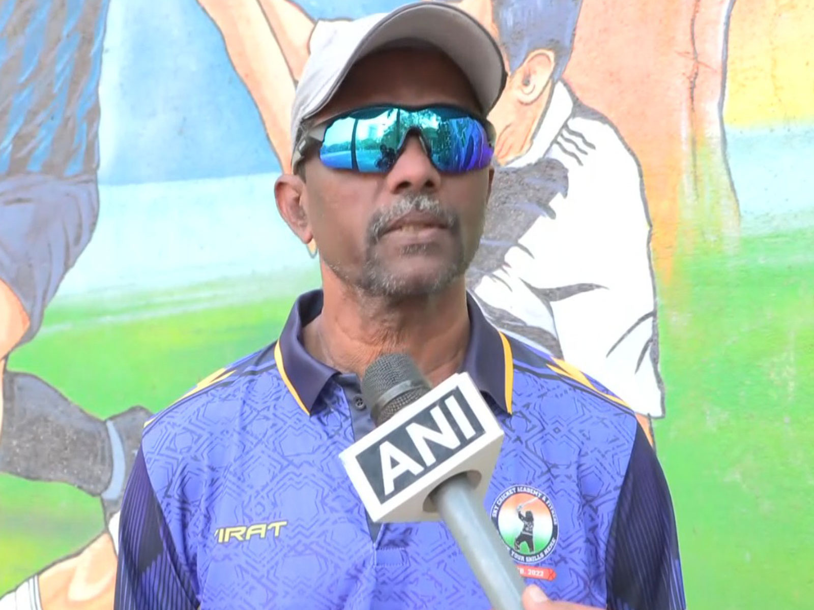 Surya Kumar Yadav's childhood cricket coach, Ashok Aswalkar (Photo: ANI)