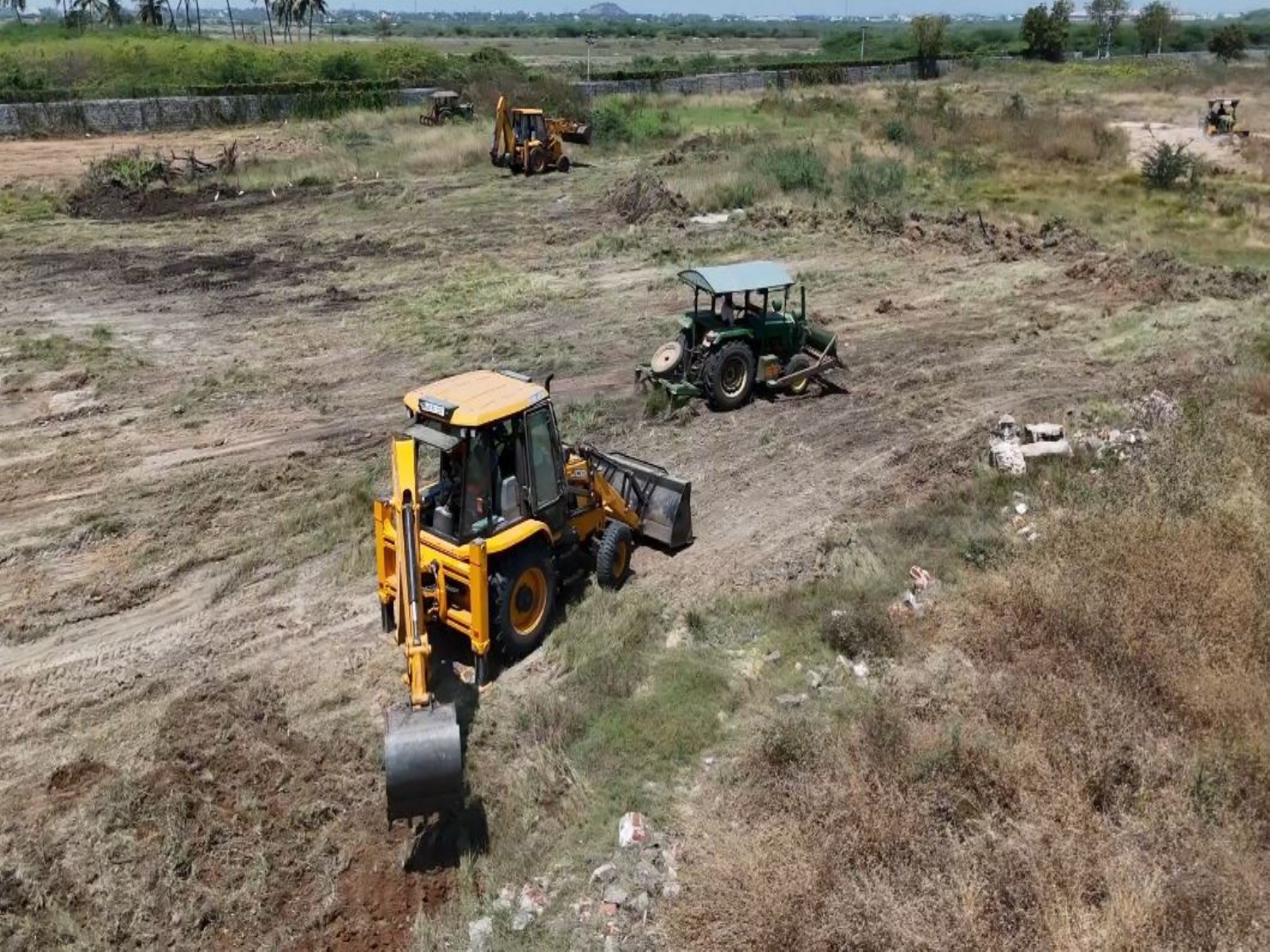 Preparations intensify ahead of NDA public meeting in Tiruchirappalli (Photo/ANI)