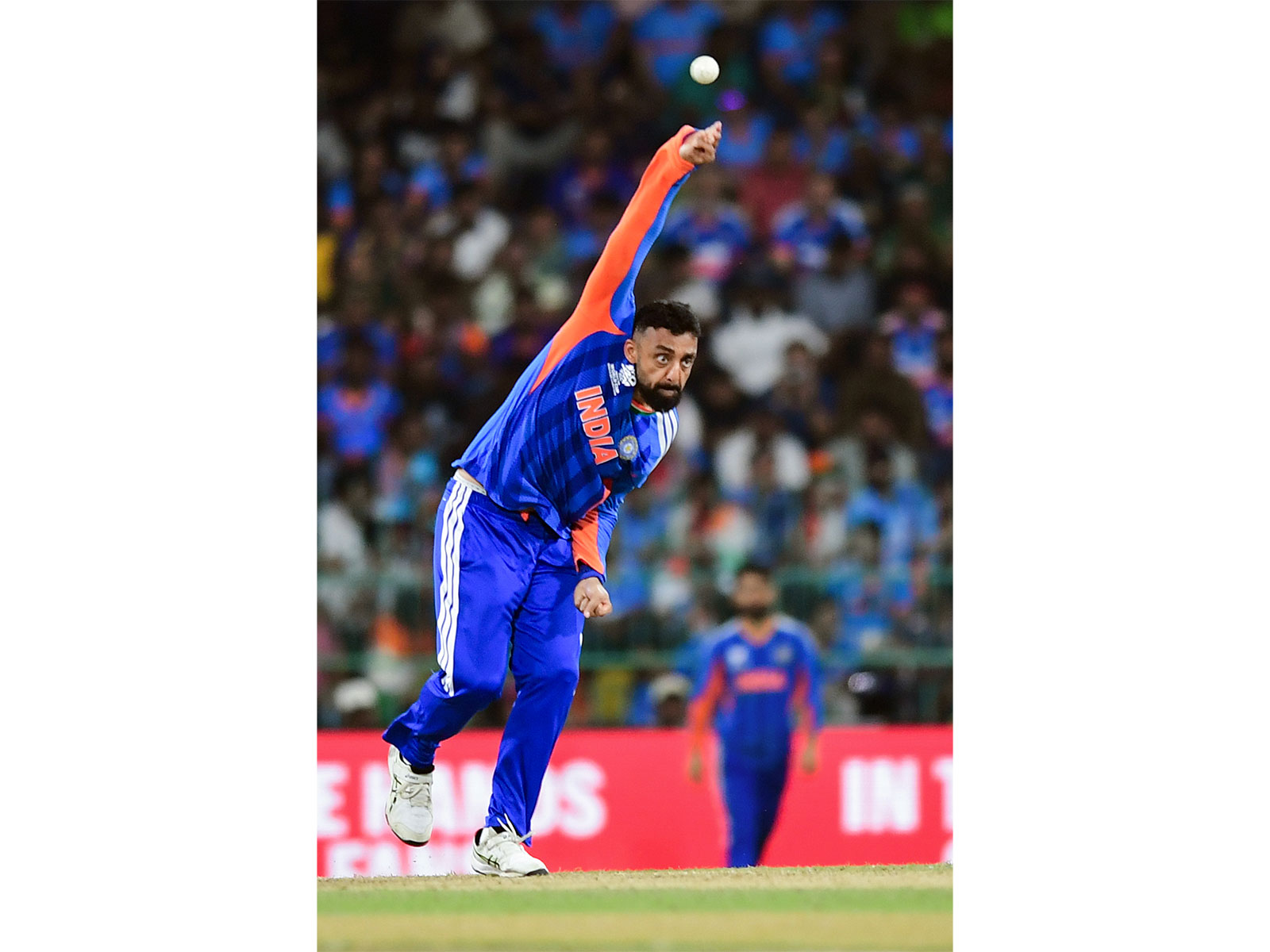 India's Varun Chakravarthy. (Photo/ANI)