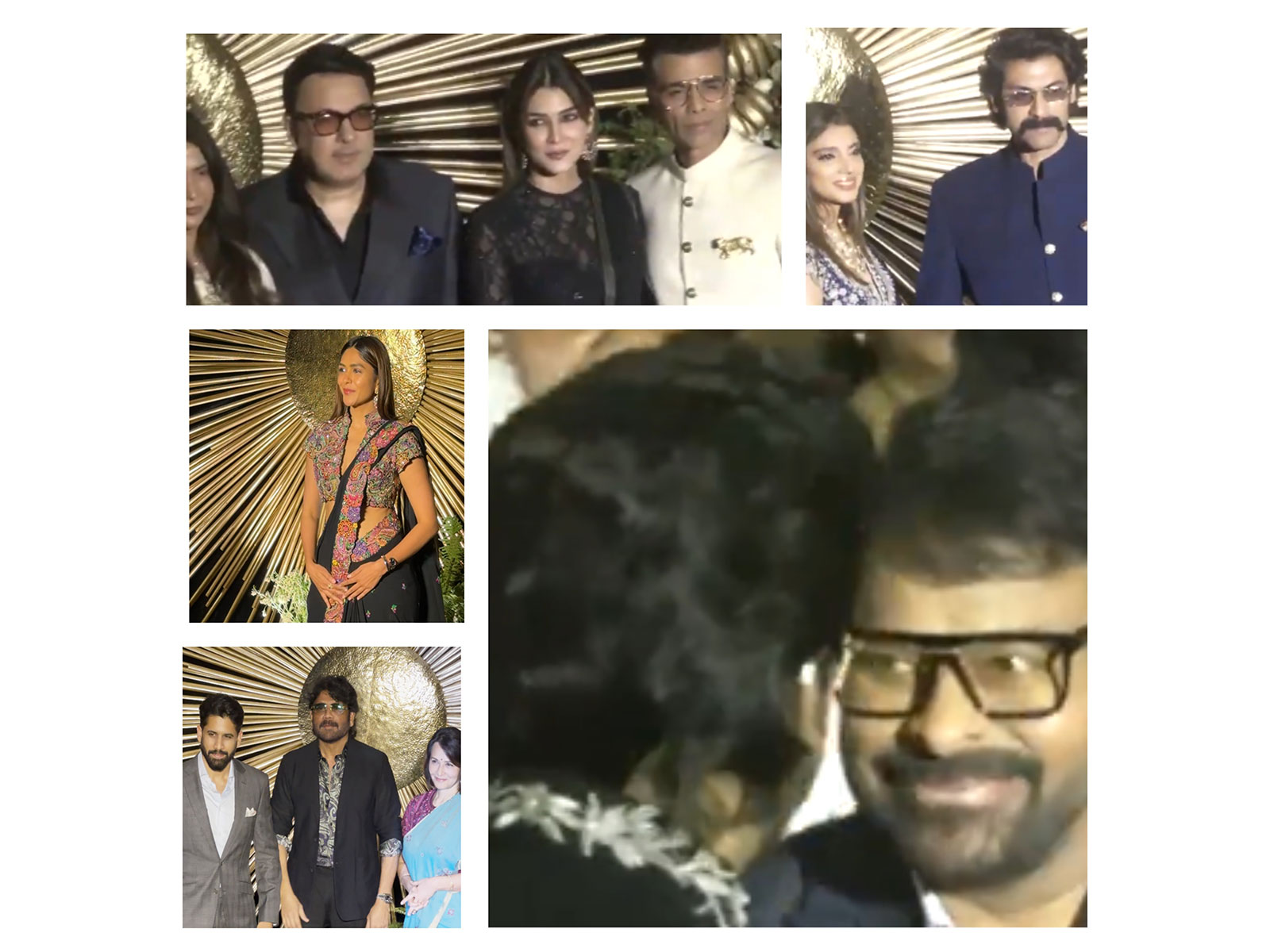 Celebs at Rashmika-Vijay's wedding reception (Image  source: ANI)