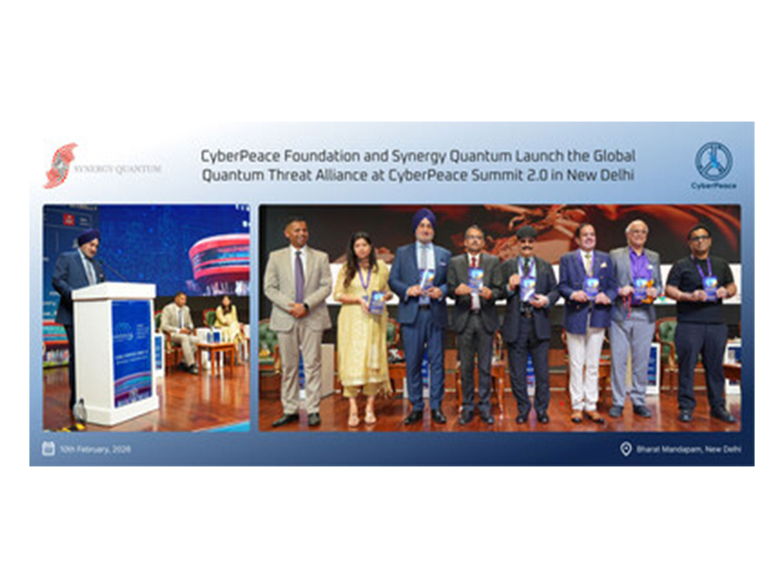 CyberPeace Foundation and Synergy Quantum Launch the Global Quantum Threat Alliance at CyberPeace Summit 2.0 in New Delhi, India