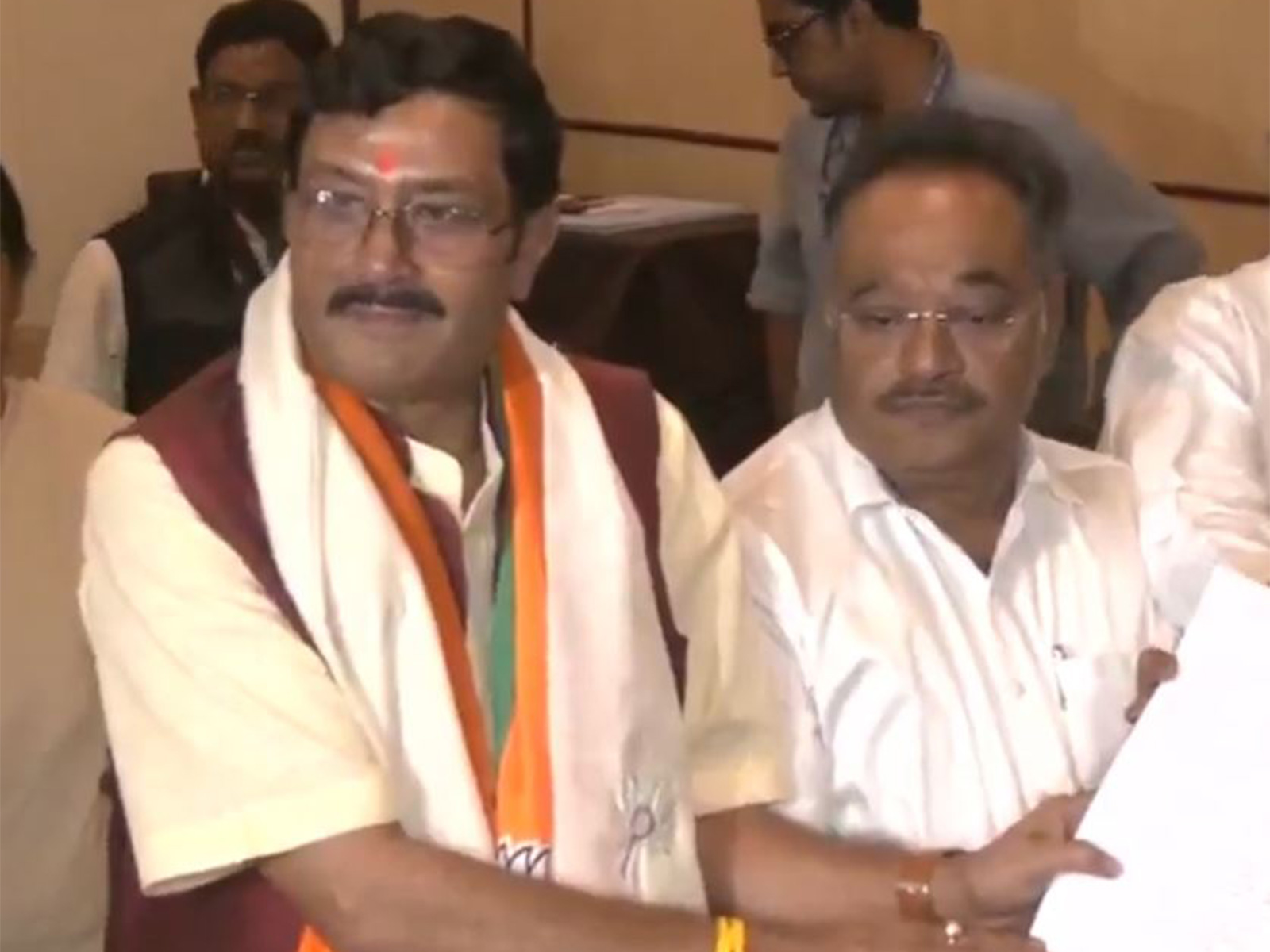 Rahul Sinha files nomination for Rajya Sabha polls in West Bengal (Photo/ANI)