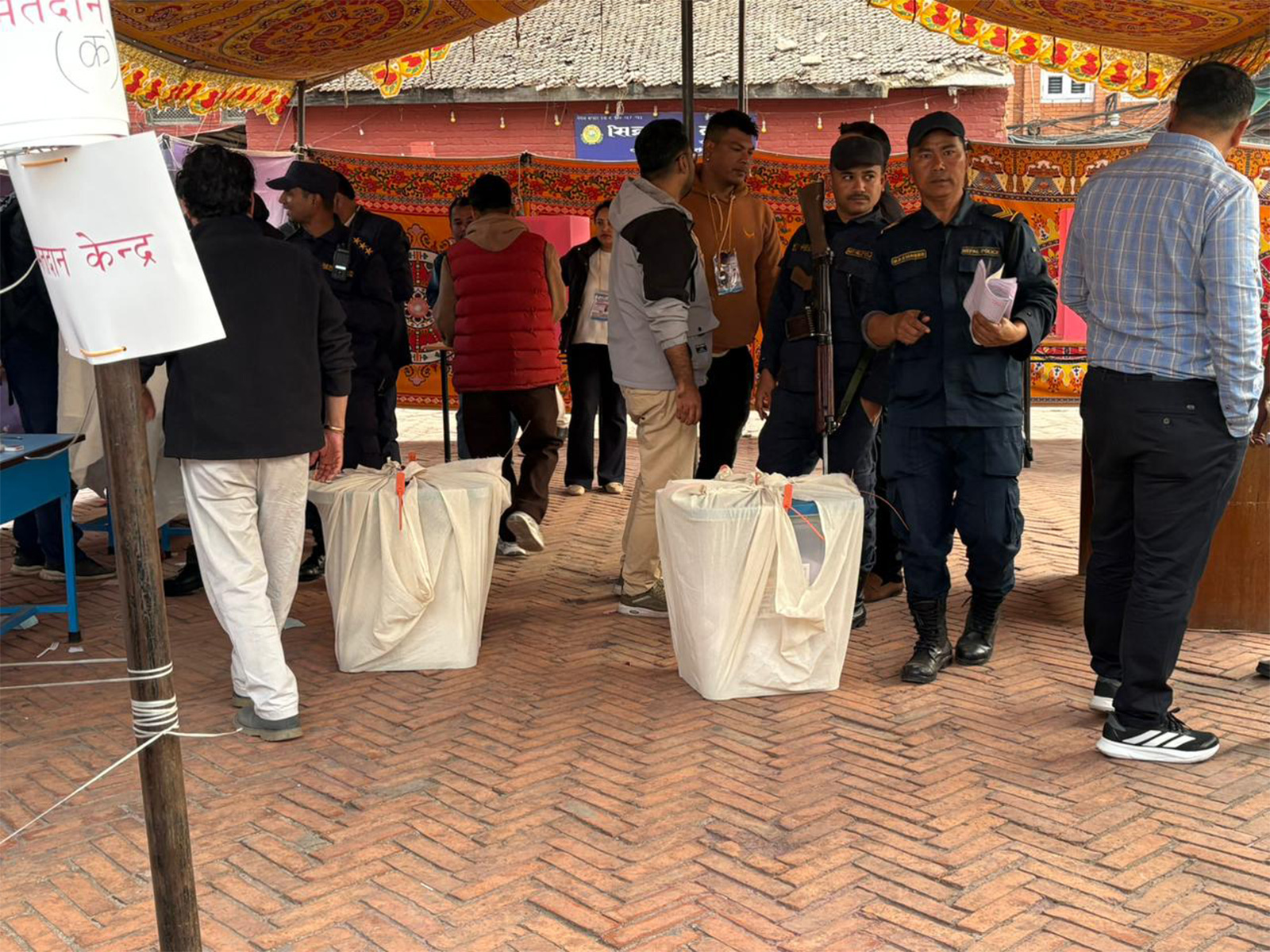 Ballot sealed as voting ends in Nepal polls (Photo/ANI)