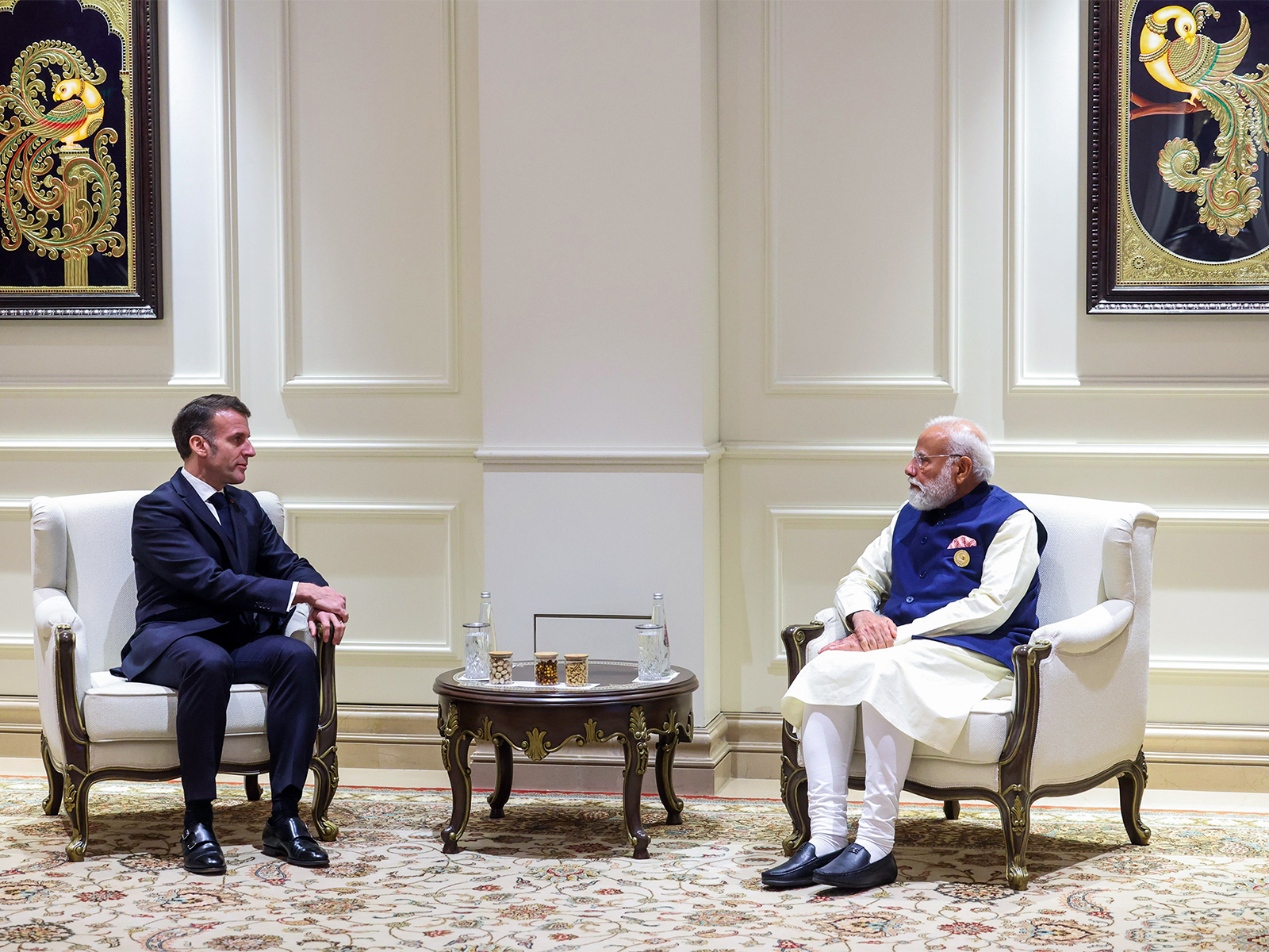 PM Modi and Finland President Alexander Stubb (Photos/ANI)