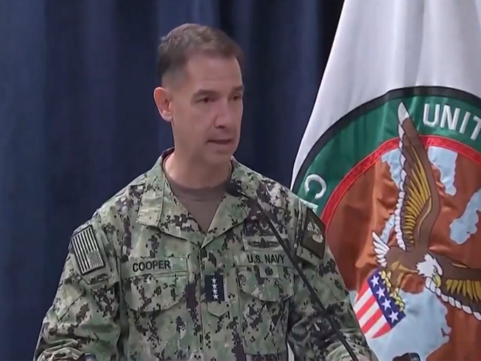 United States Central Command (CENTCOM) commander Admiral Brad Cooper (Photo/ANI)