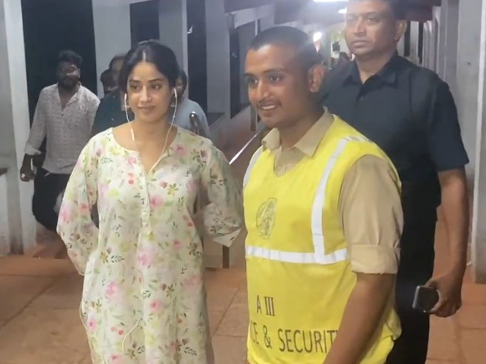 Actor Janhvi Kapoor (Image source: ANI)