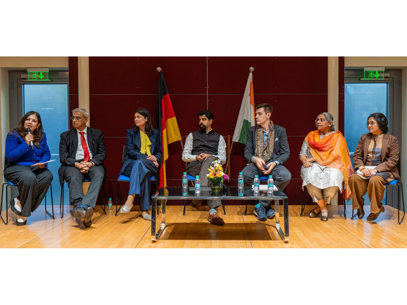 Panel discussion at German Embassy in New Delhi (Photo/YouTube/@@siemensstiftung)