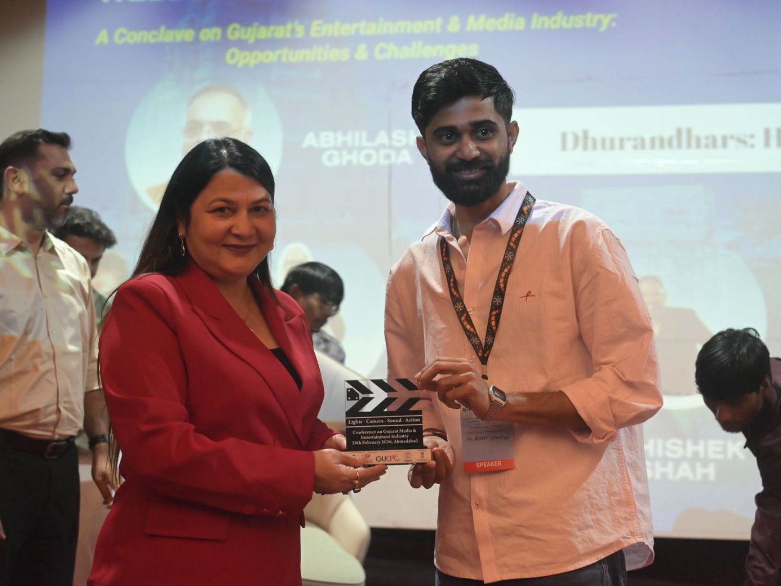 Producer Chanda Patel Honours Gujarati Cinema Legends at WIFPA-SEPC Entertainment and Media Conclave in Ahmedabad