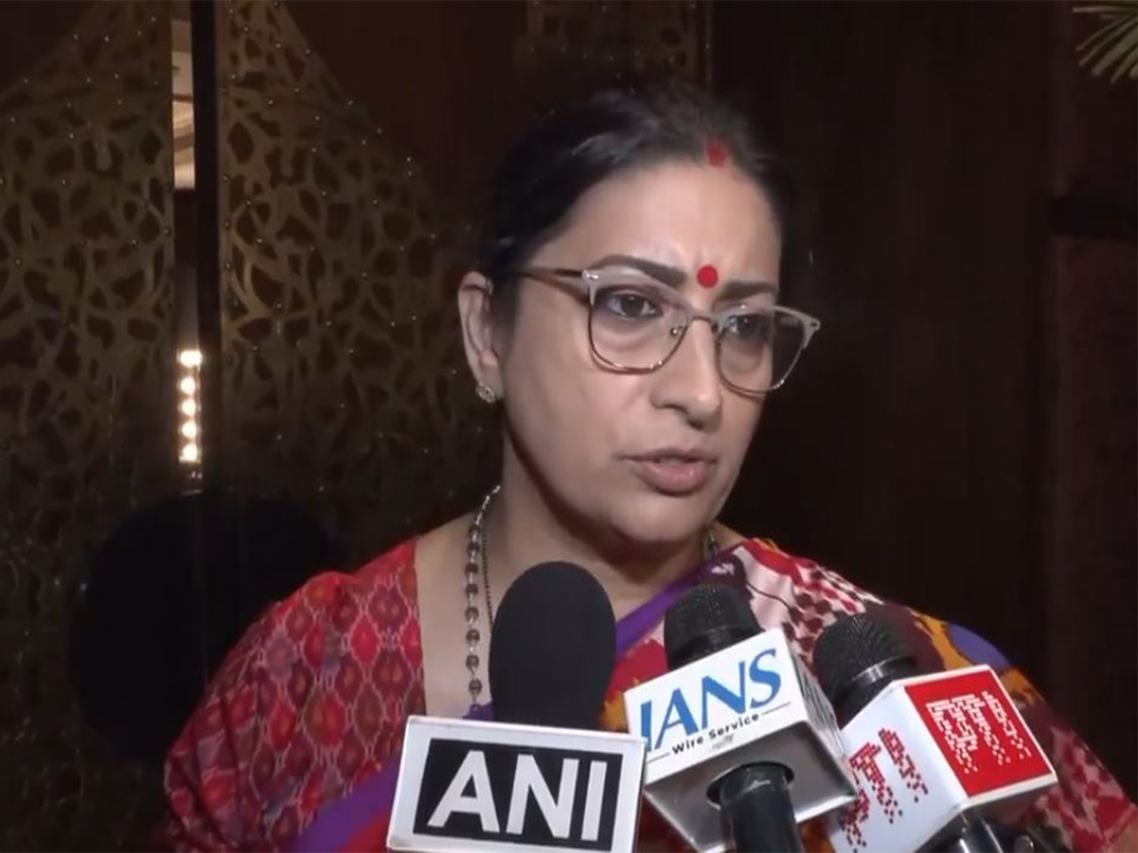 Former Union Minister Smriti Irani (Photo/ANI)