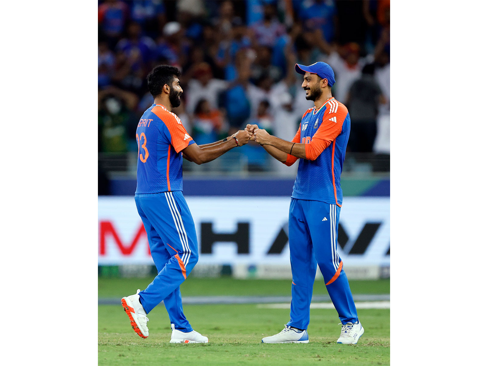 Jasprit Bumrah (Left) and Axar Patel (Right) (Photo: ANI)
