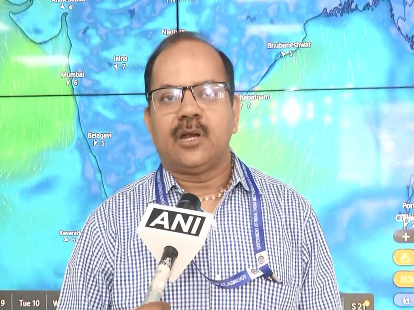 Srinivas, scientist at Hyderabad IMD (Photo/ANI)