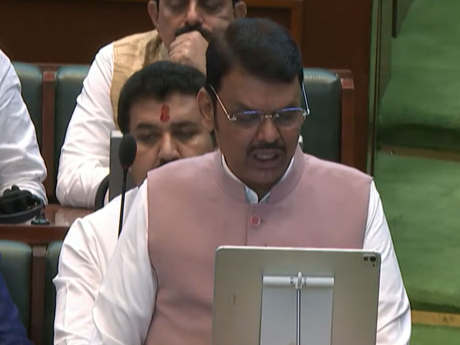 Maharashtra Chief Minister Devendra Fadnavis (Photo/@maharashtra_assembly_live/YT)