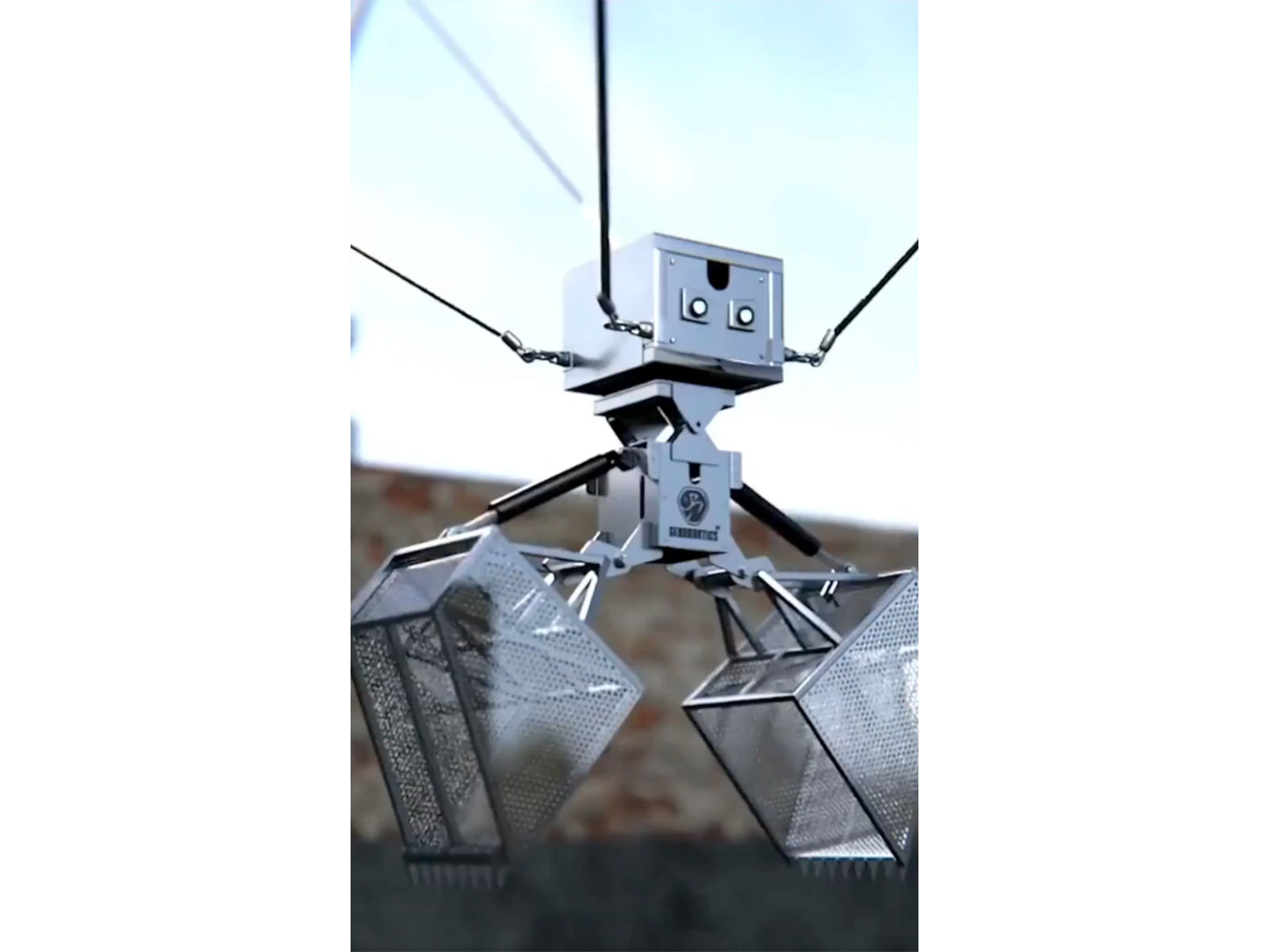 G-SPIDER robot (Photo/@SwachhBharatGov)