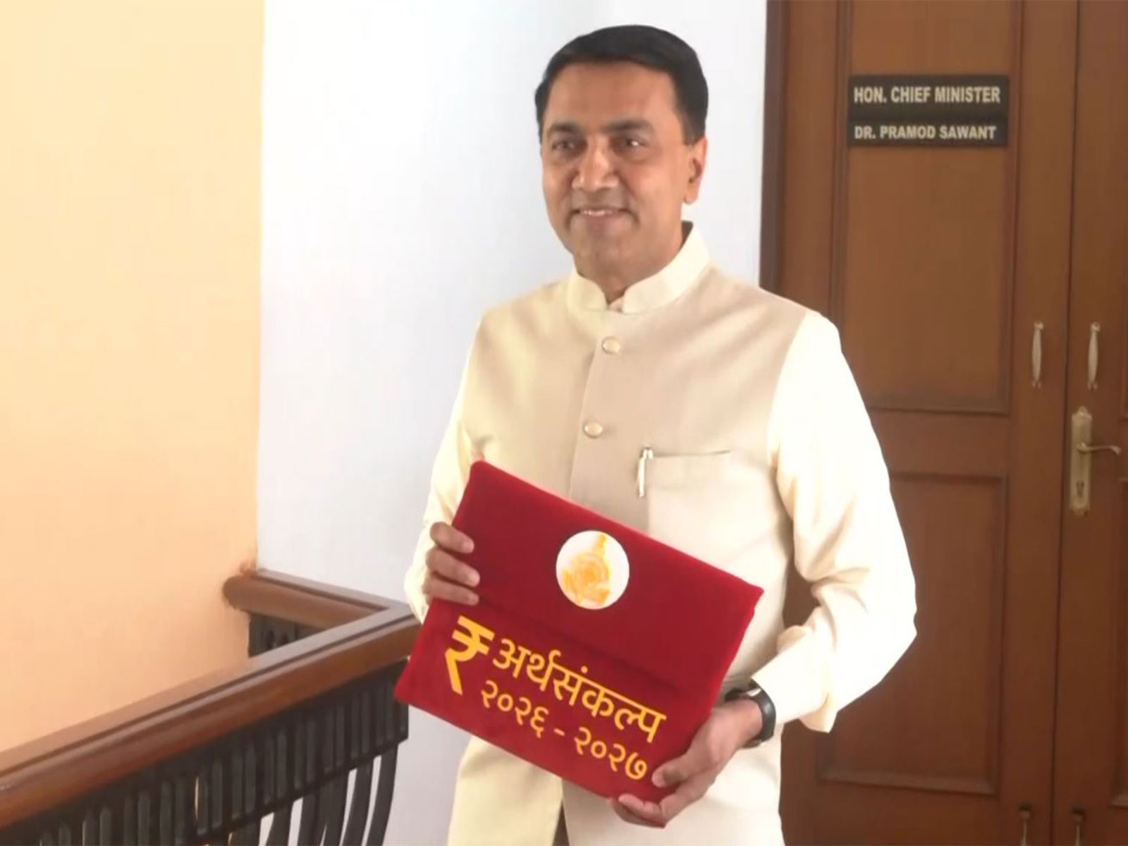 CM Pramod Sawant at State Assembly to present the 2026-27 Budget (Photo/ANI)