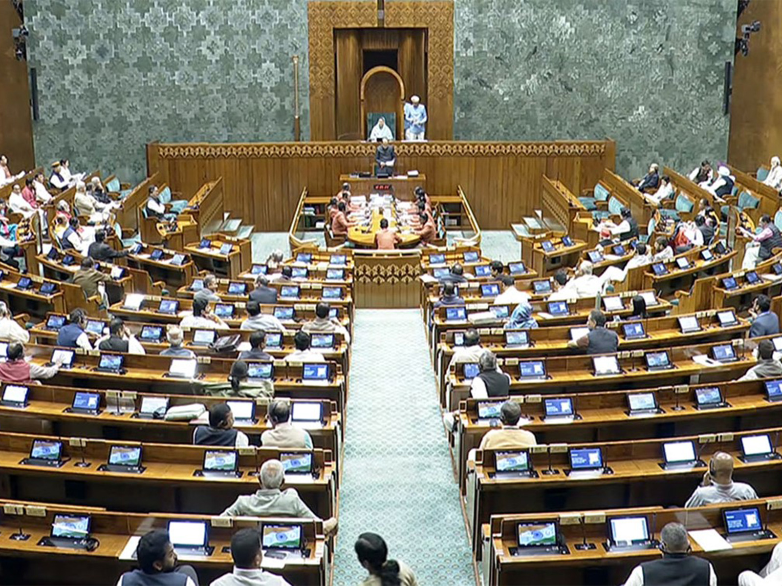 Lok Sabha proceedings during first phase of Budget Session (File Photo/ANI)