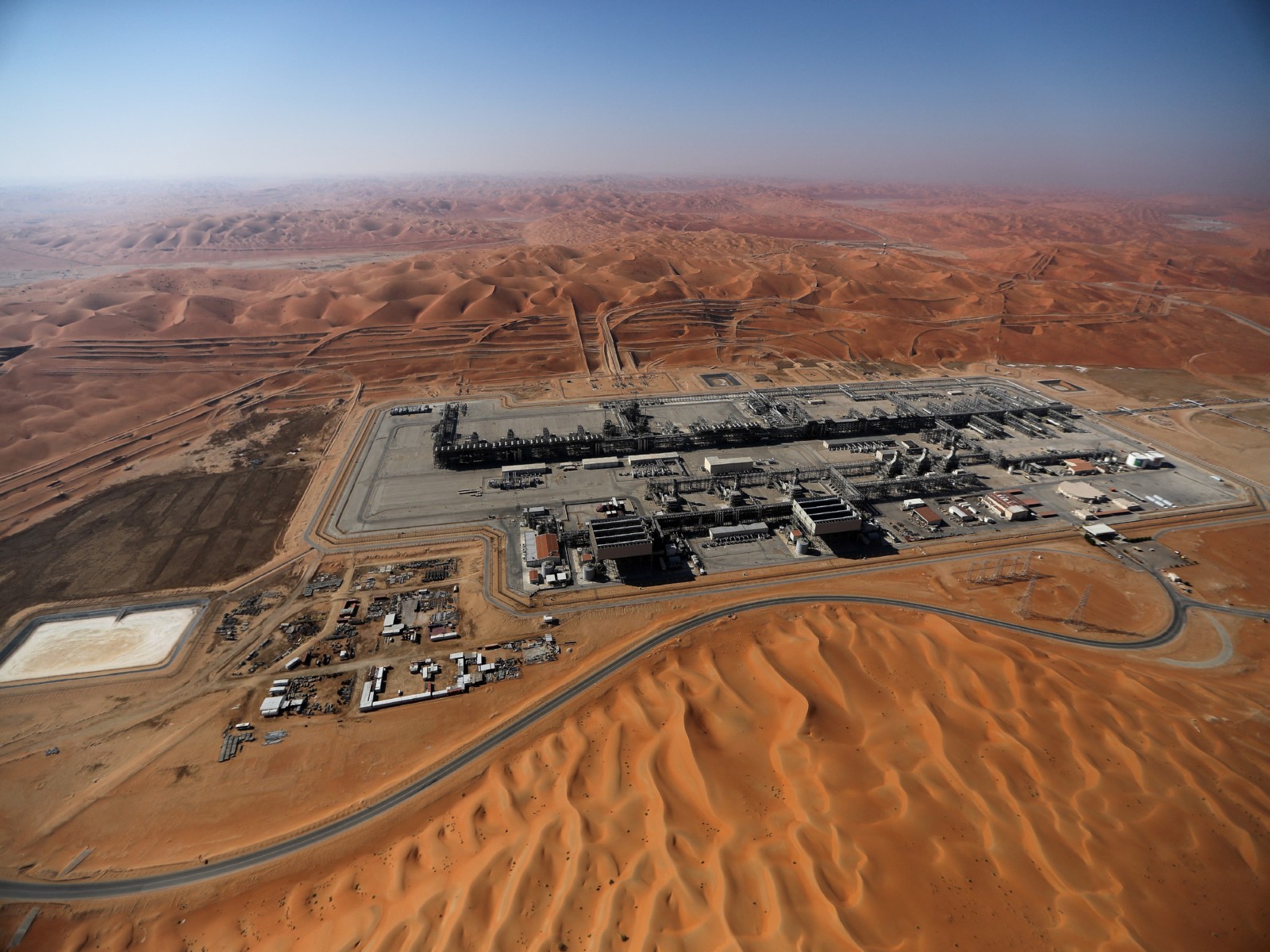 General view of Saudi Aramco's Shaybah oil field located in the Empty Quarter, Saudi Arabia. (Photo/Reuters)