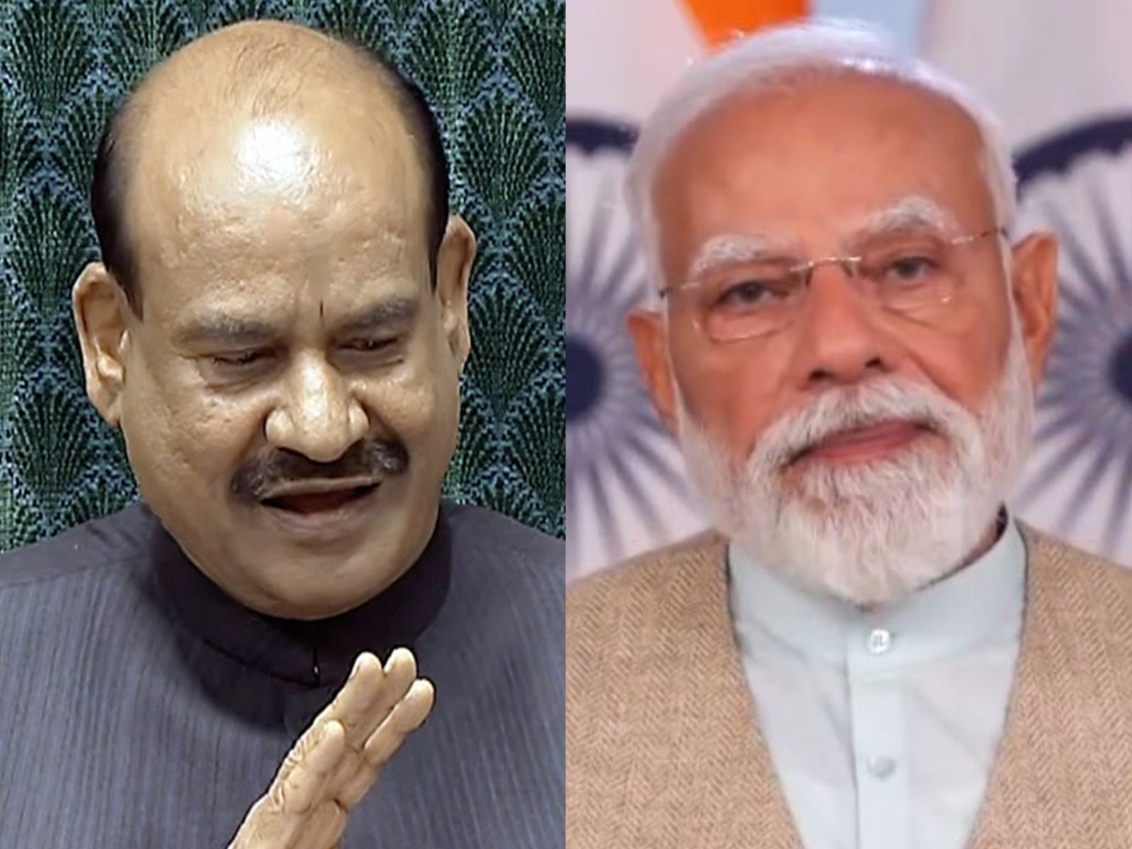 Lok Sabha Speaker Om Birla and PM Modi (Photo/ ANI)