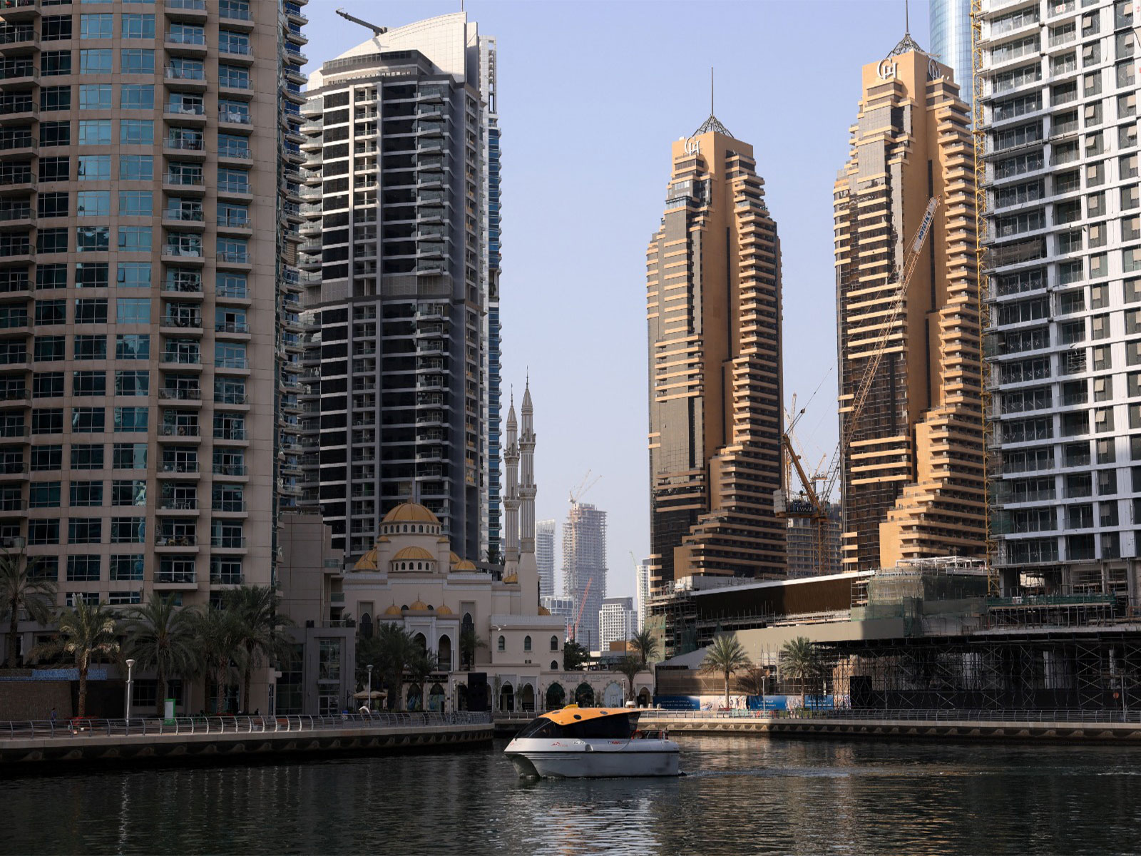 A general view of the Dubai Marina (Photo/ Reuters)