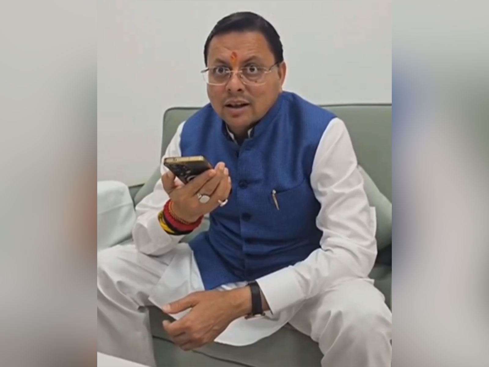 Uttarakhand CM Pushkar Singh Dhami (Photo:ANI)