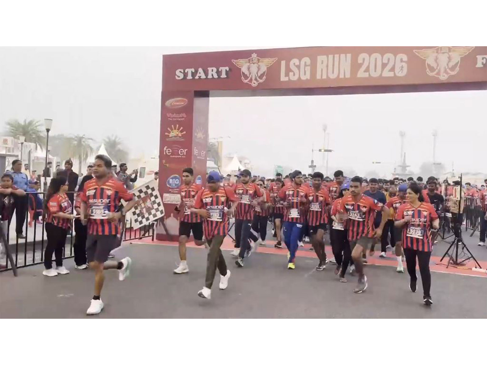LSG Run 2026 in Lucknow. (Photo/ANI)