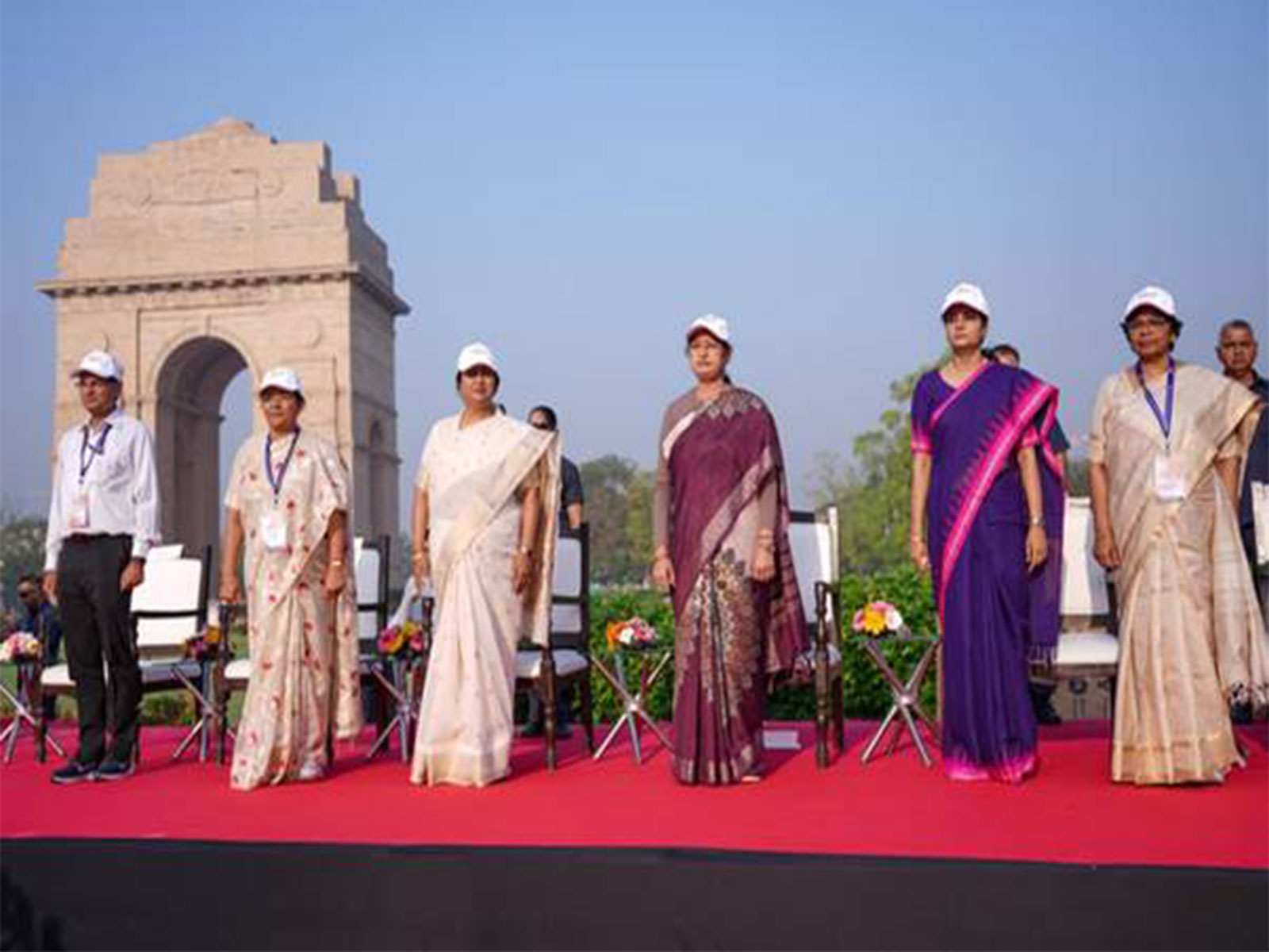 'Shakti Walk #SheLeadsBharat' held at Kartavya Path  (Photo/PIB)