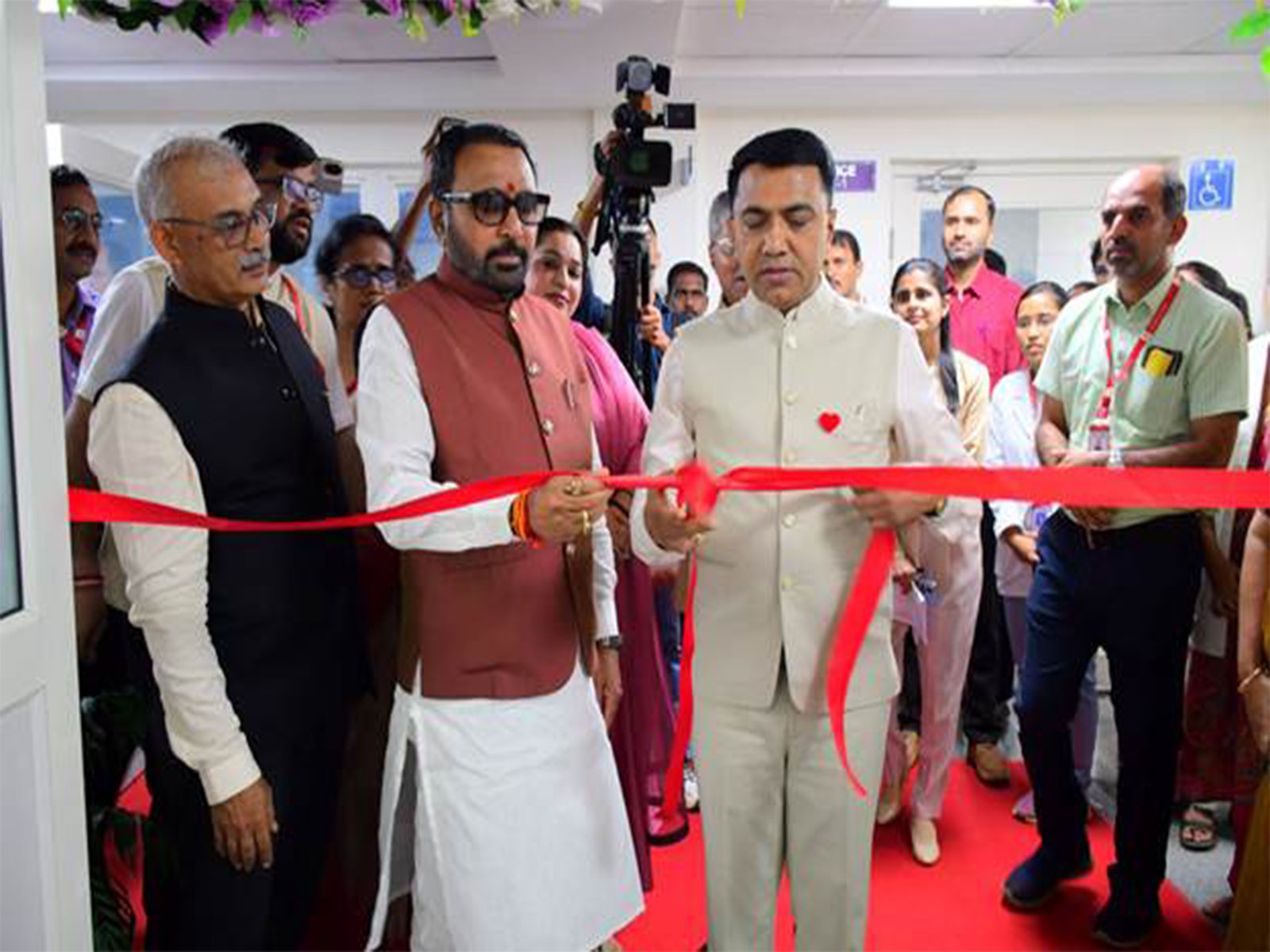 Chief Minister Pramod Sawant inaugurates new Ayurvedic healthcare units at AIIA Goa on International Women's Day (Photo/PIB)