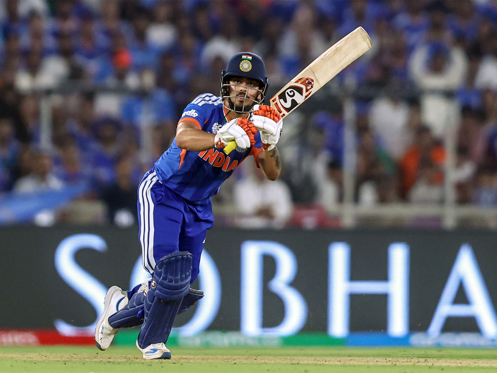 Ishan Kishan batting (Photo: ANI)