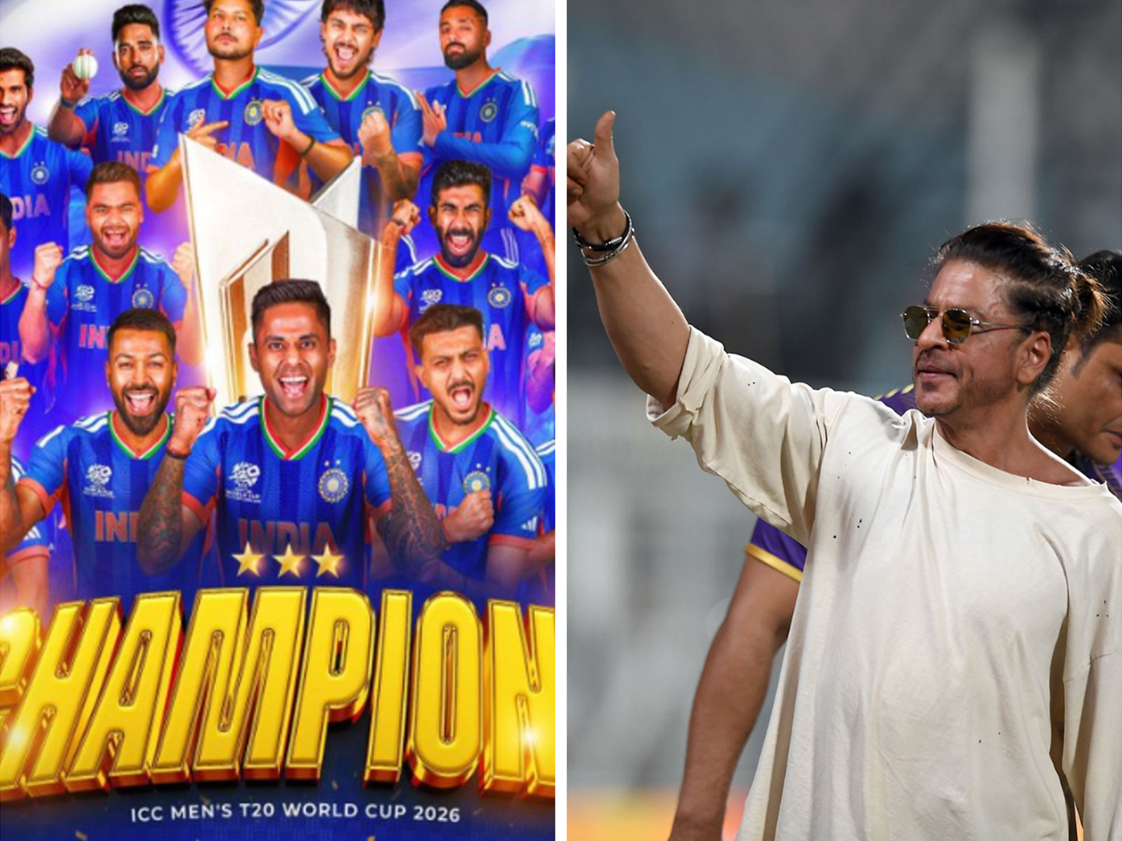 Actor Shah Rukh Khan (Photos/ANI, X/@iamsrk)