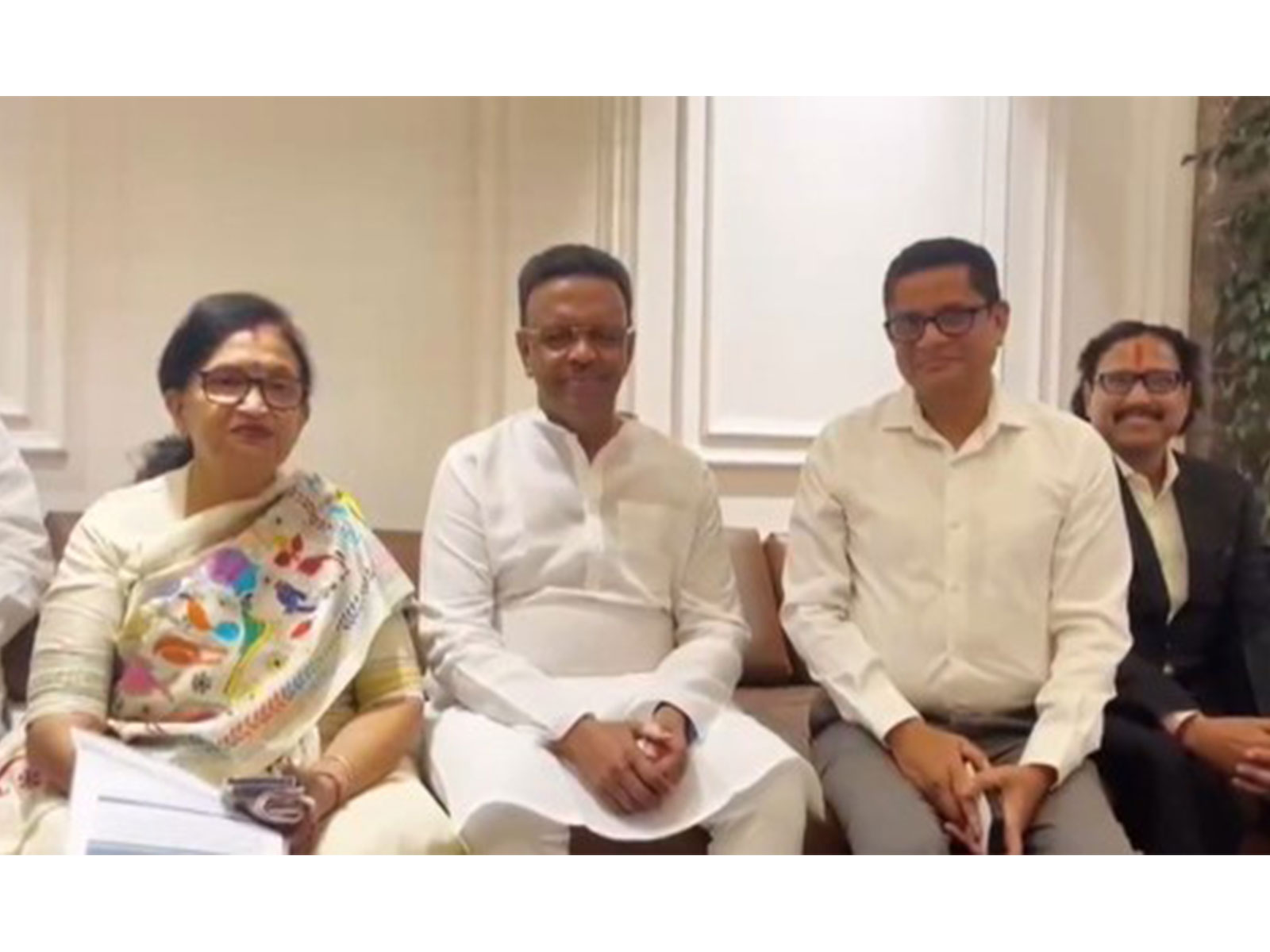 TMC delegation meet Election Commission of India (ECI) officials (Photo/AITC) 