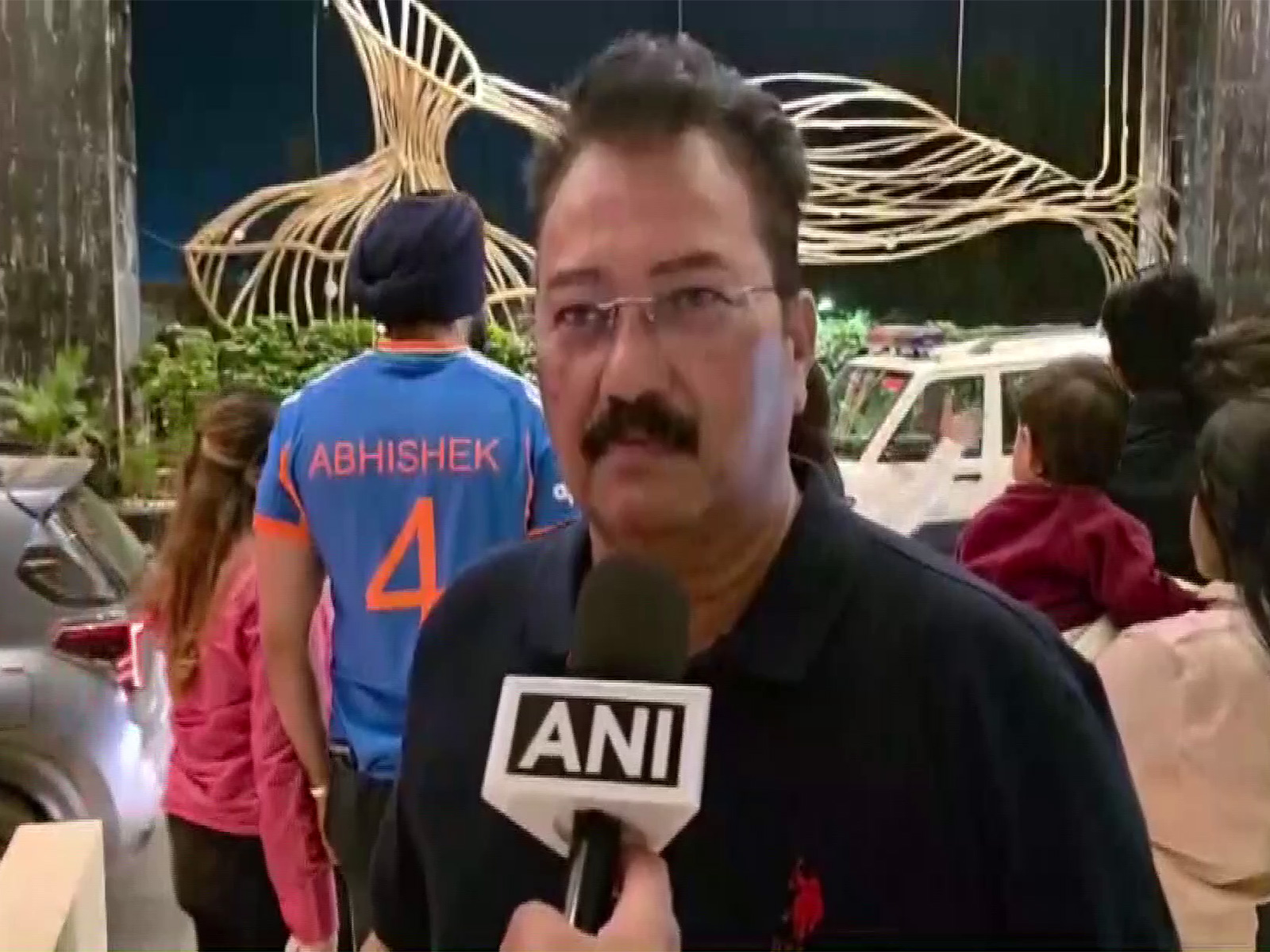 Abhishek Sharma's father, Raj Kumar (Photo: ANI)