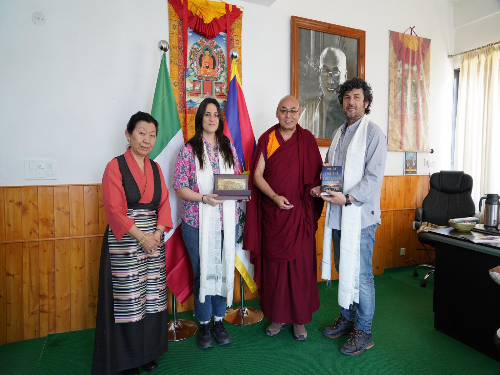 Italian Member of the Emilia-Romagna Regional Council Alice Parma visits Tibetan Parliament-in-Exile (Photo/ Central Tibetan Administration)