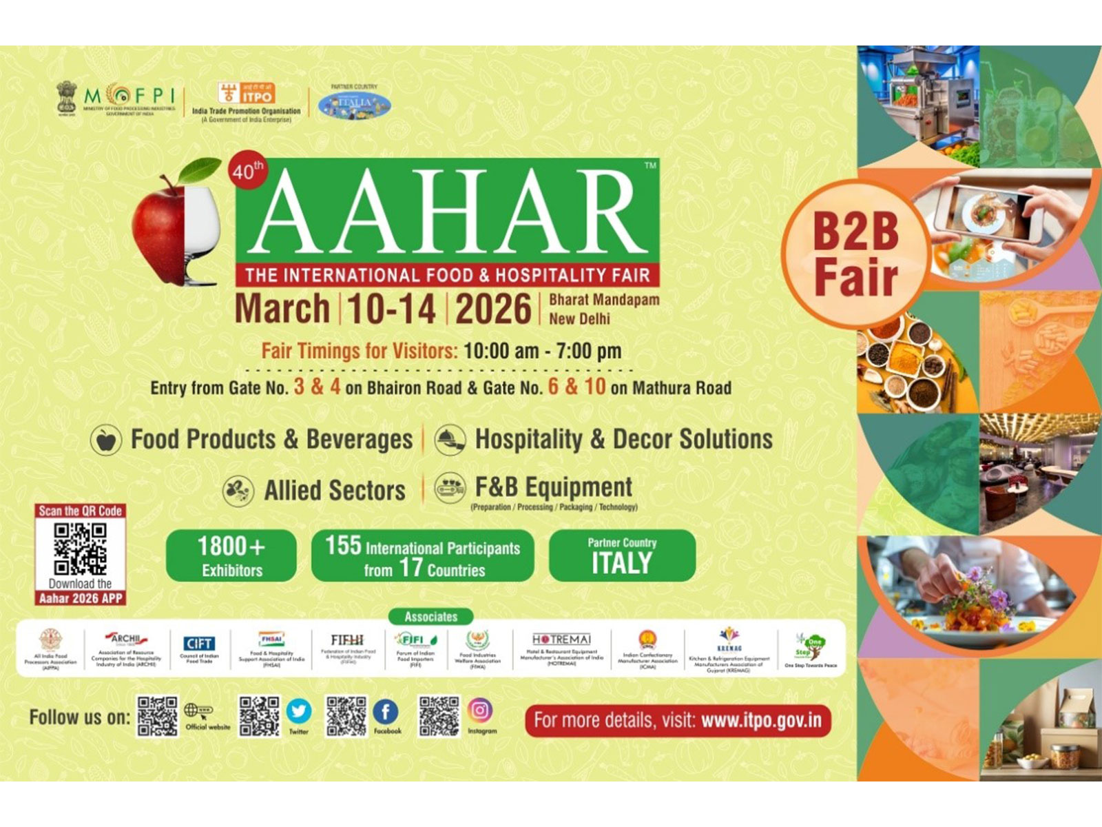 AAHAR 2026 - 40th Edition: Strengthening India's role in the global food economy through a structured B2B platform