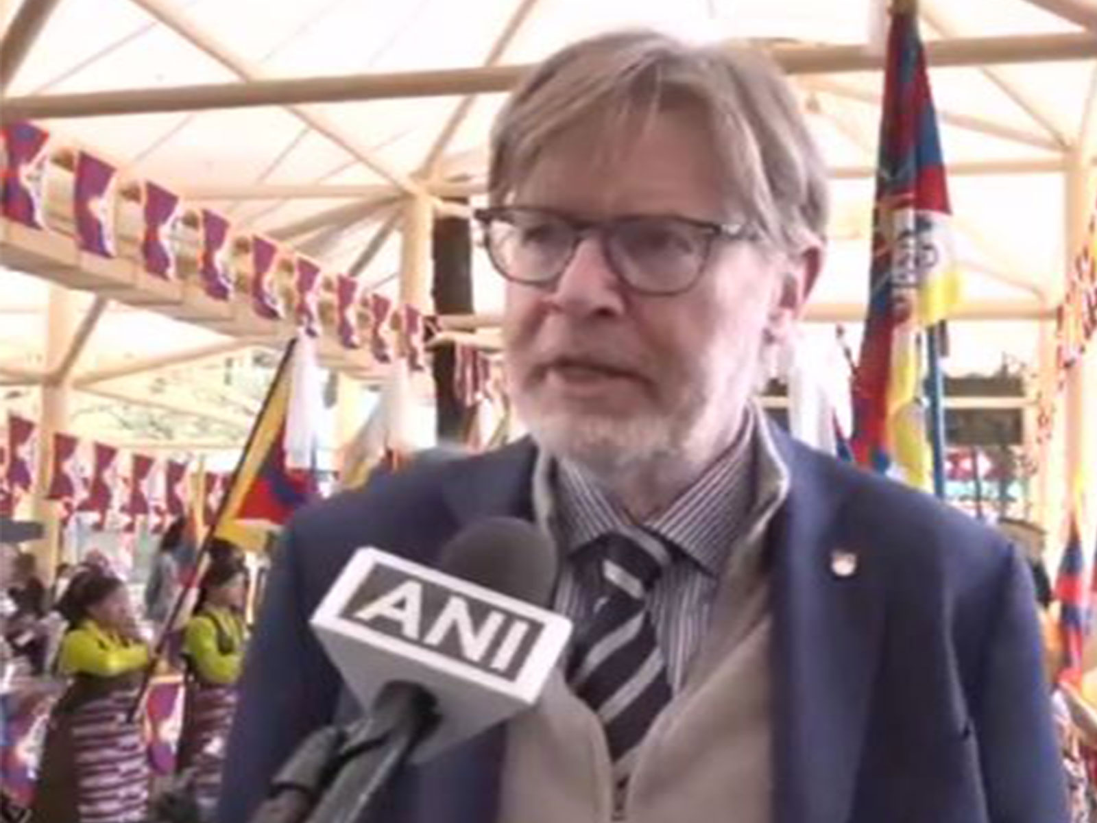 Representative of Associazione Italia-Tibet, Gunto Colonia (Photo/ANI)